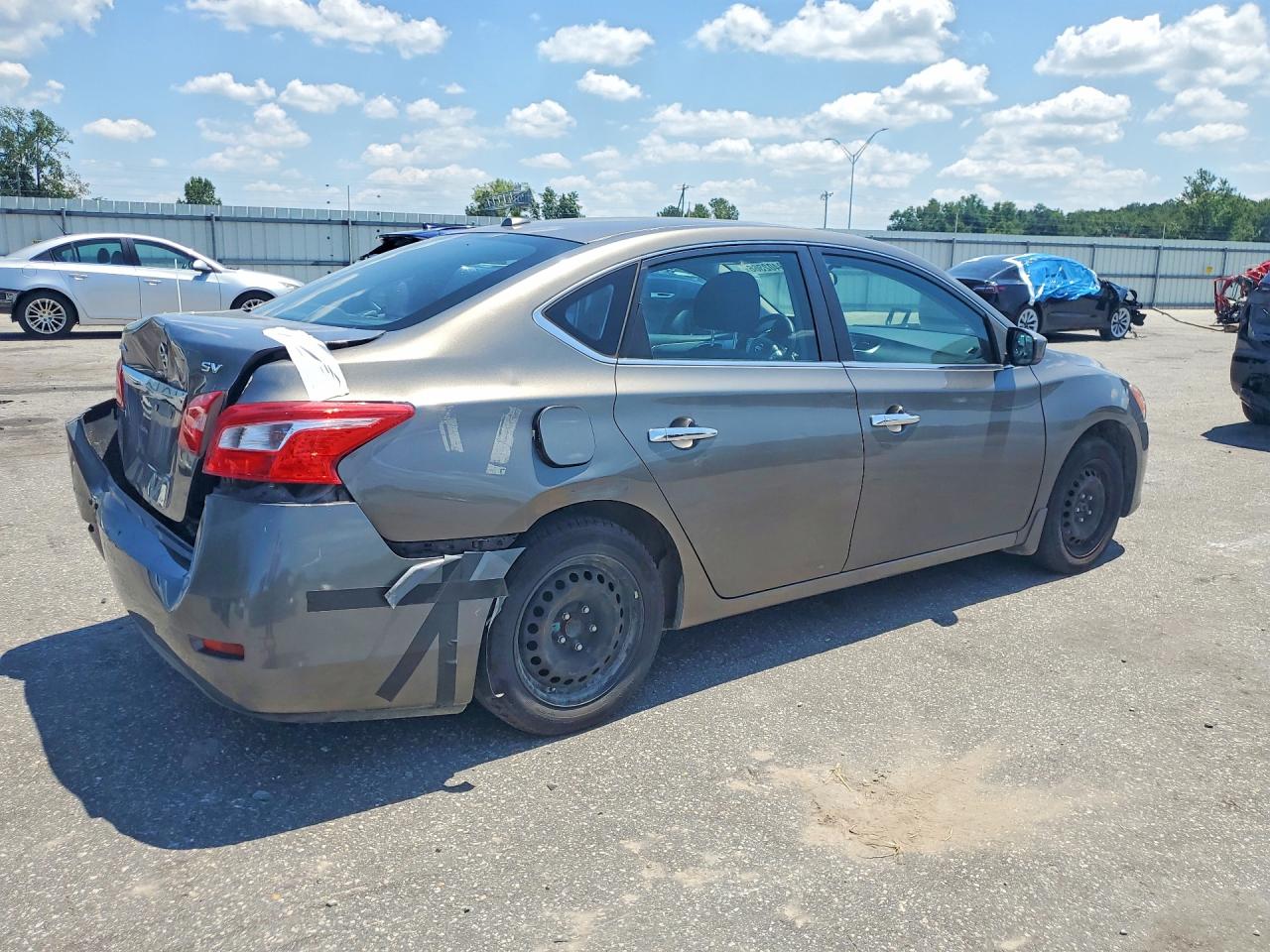 2015 Nissan Sentra Sv Brown vin: 3N1AB7AP4FY355886