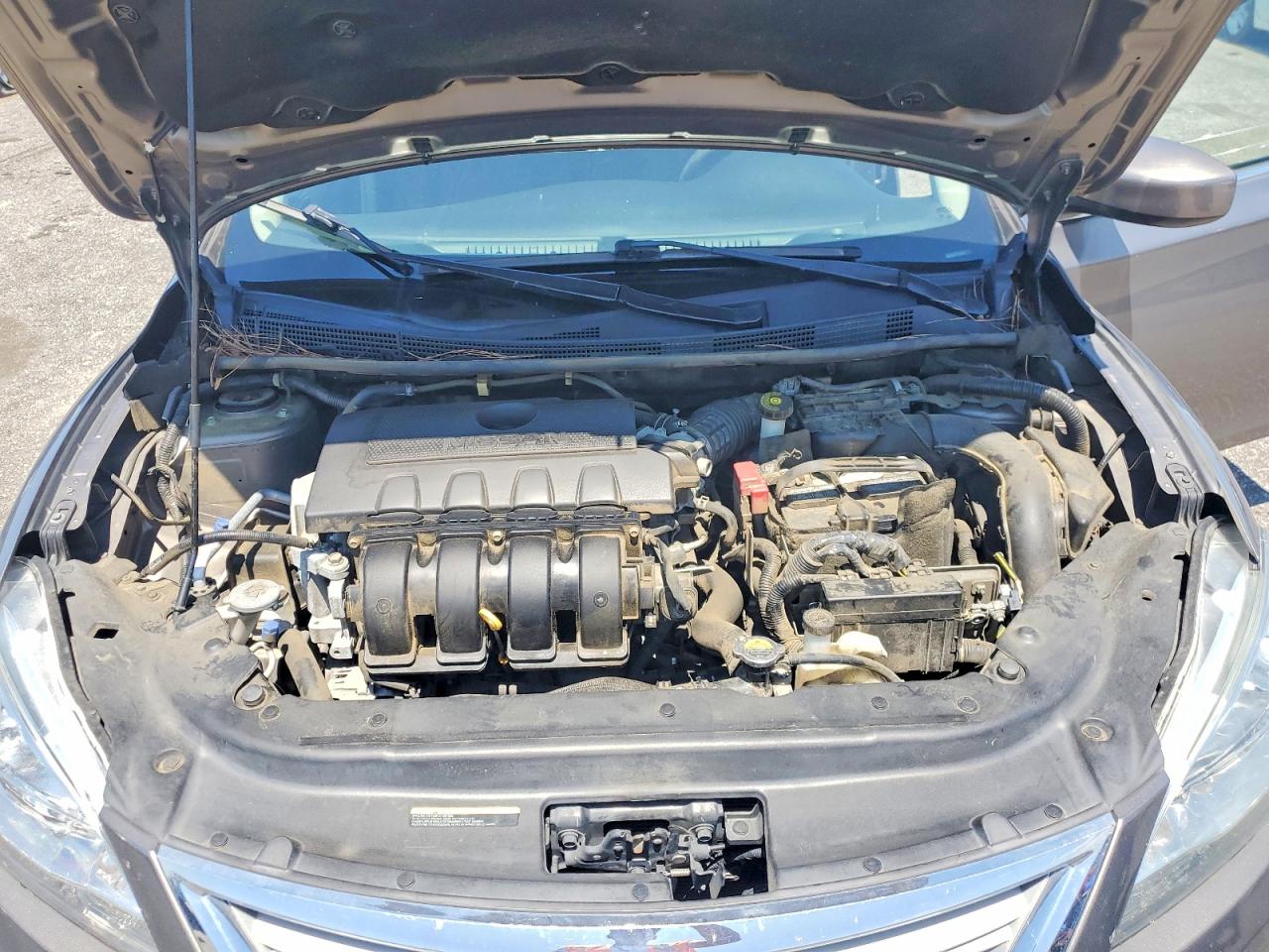 2015 Nissan Sentra Sv Brown vin: 3N1AB7AP4FY355886