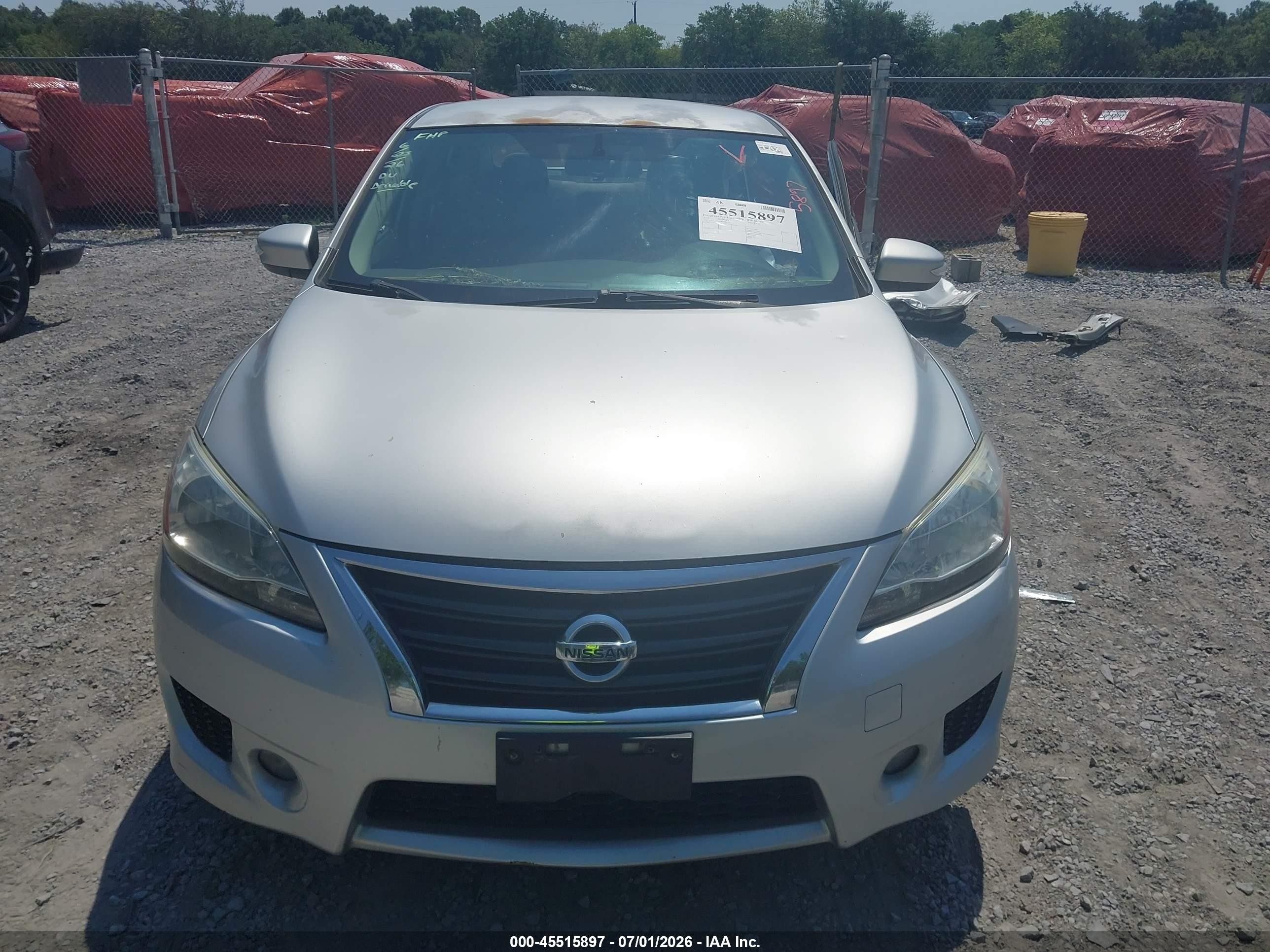 2015 Nissan Sentra Sr Silver vin: 3N1AB7AP4FY361722