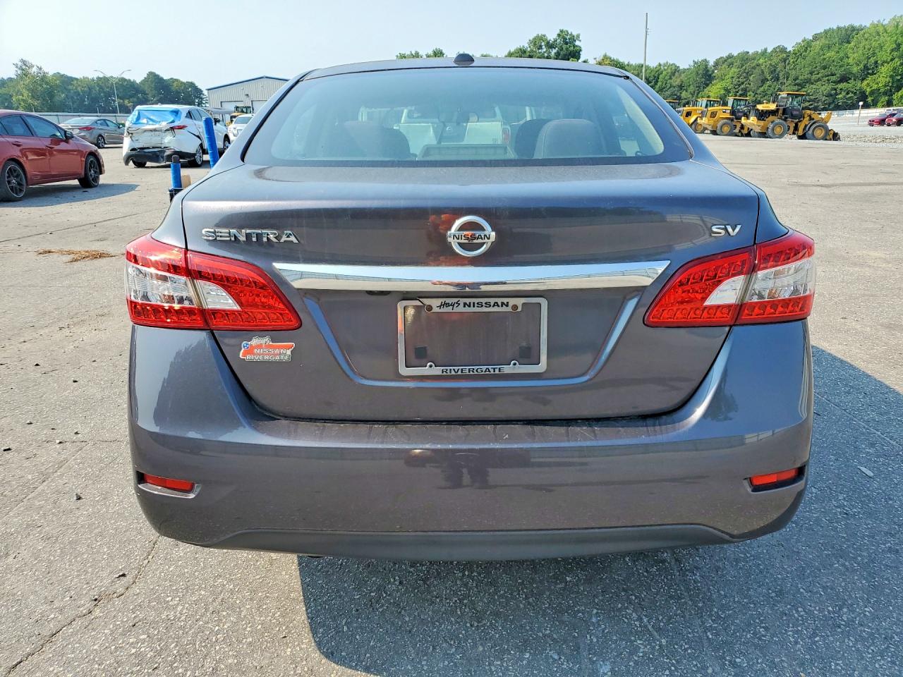 2015 Nissan Sentra Sv Gray vin: 3N1AB7AP4FY367004