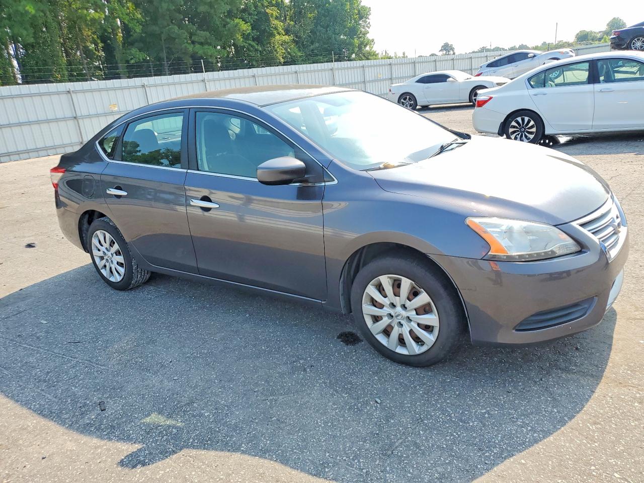 2015 Nissan Sentra Sv Gray vin: 3N1AB7AP4FY367004