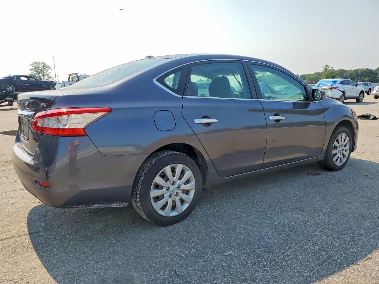2015 Nissan Sentra Sv Gray vin: 3N1AB7AP4FY367004