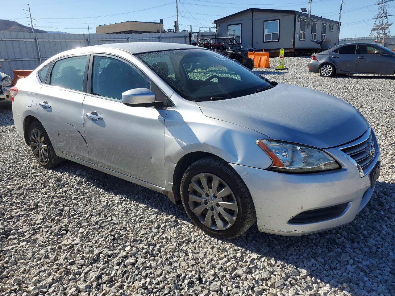 2015 Nissan Sentra S Silver vin: 3N1AB7AP4FY367536