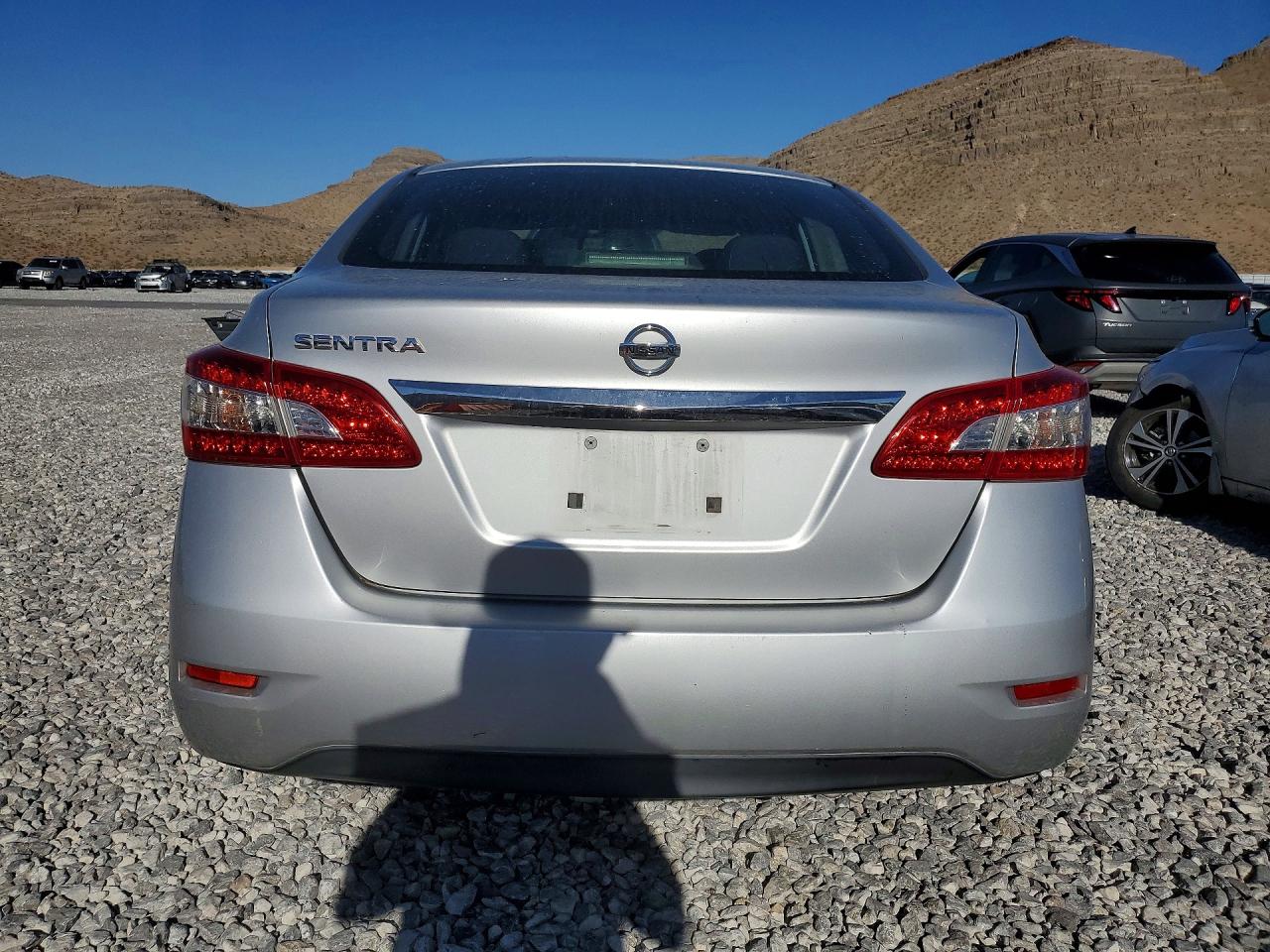 2015 Nissan Sentra S Silver vin: 3N1AB7AP4FY367536