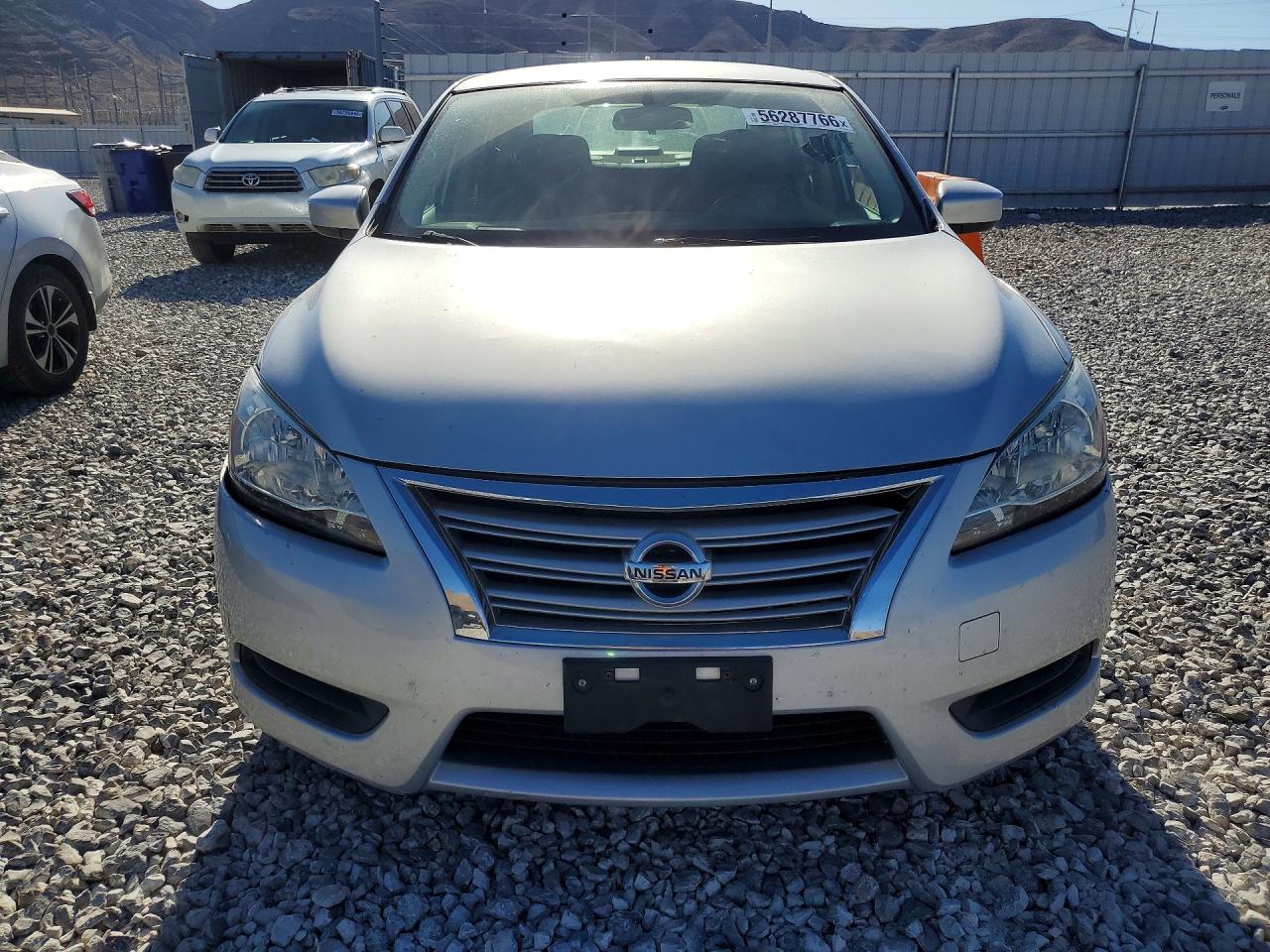 2015 Nissan Sentra S Silver vin: 3N1AB7AP4FY367536
