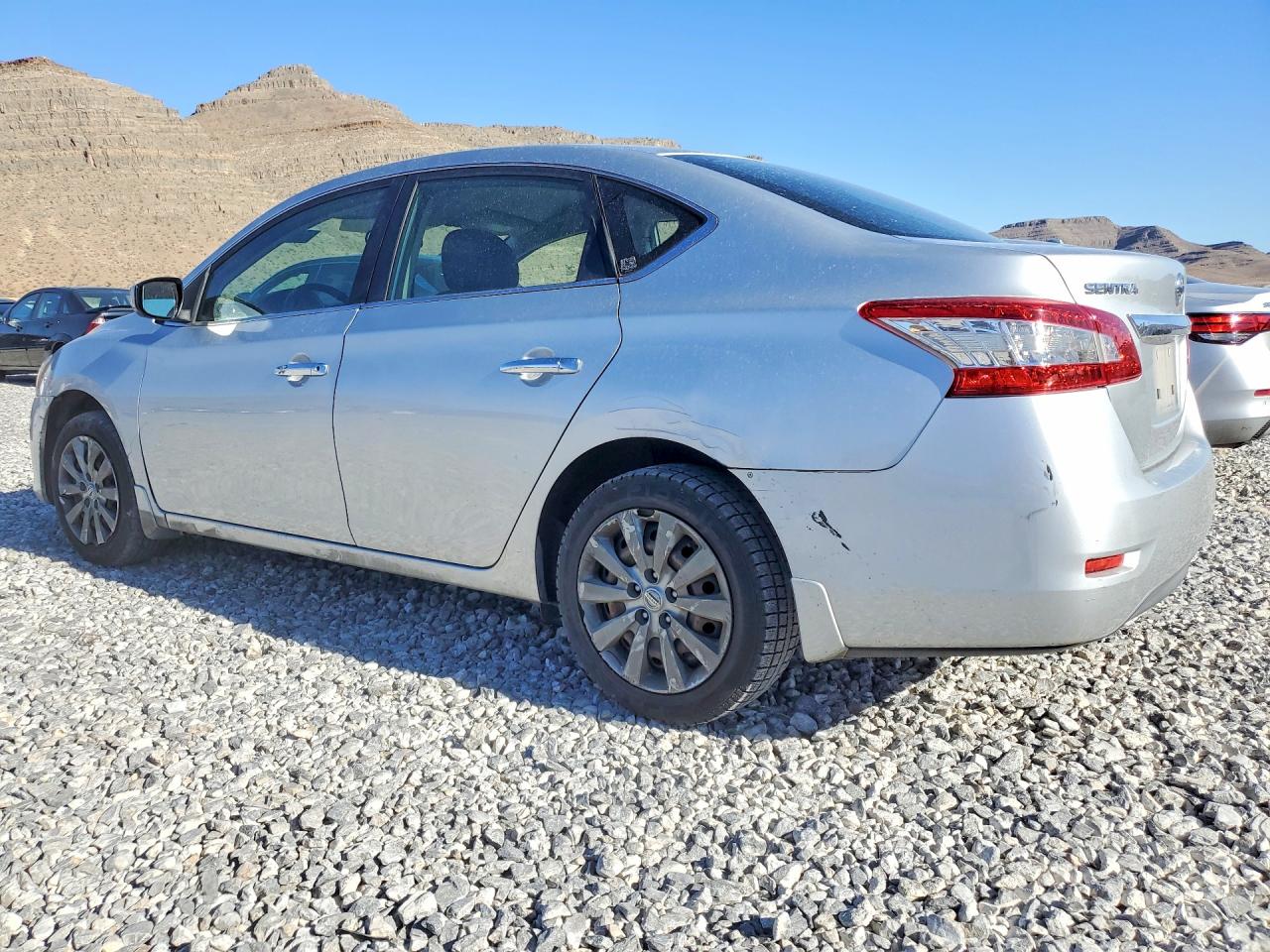 2015 Nissan Sentra S Silver vin: 3N1AB7AP4FY367536