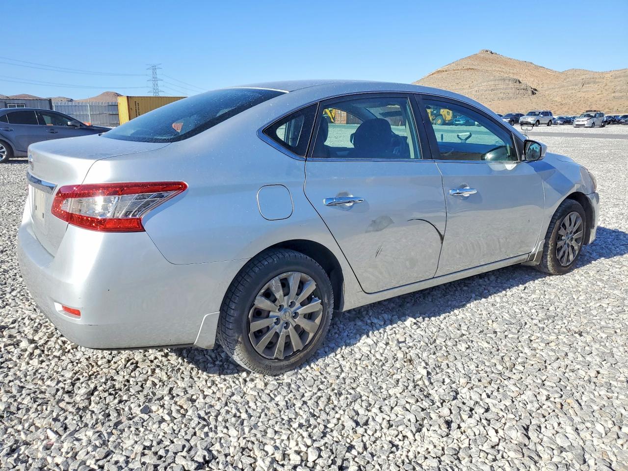 2015 Nissan Sentra S Silver vin: 3N1AB7AP4FY367536