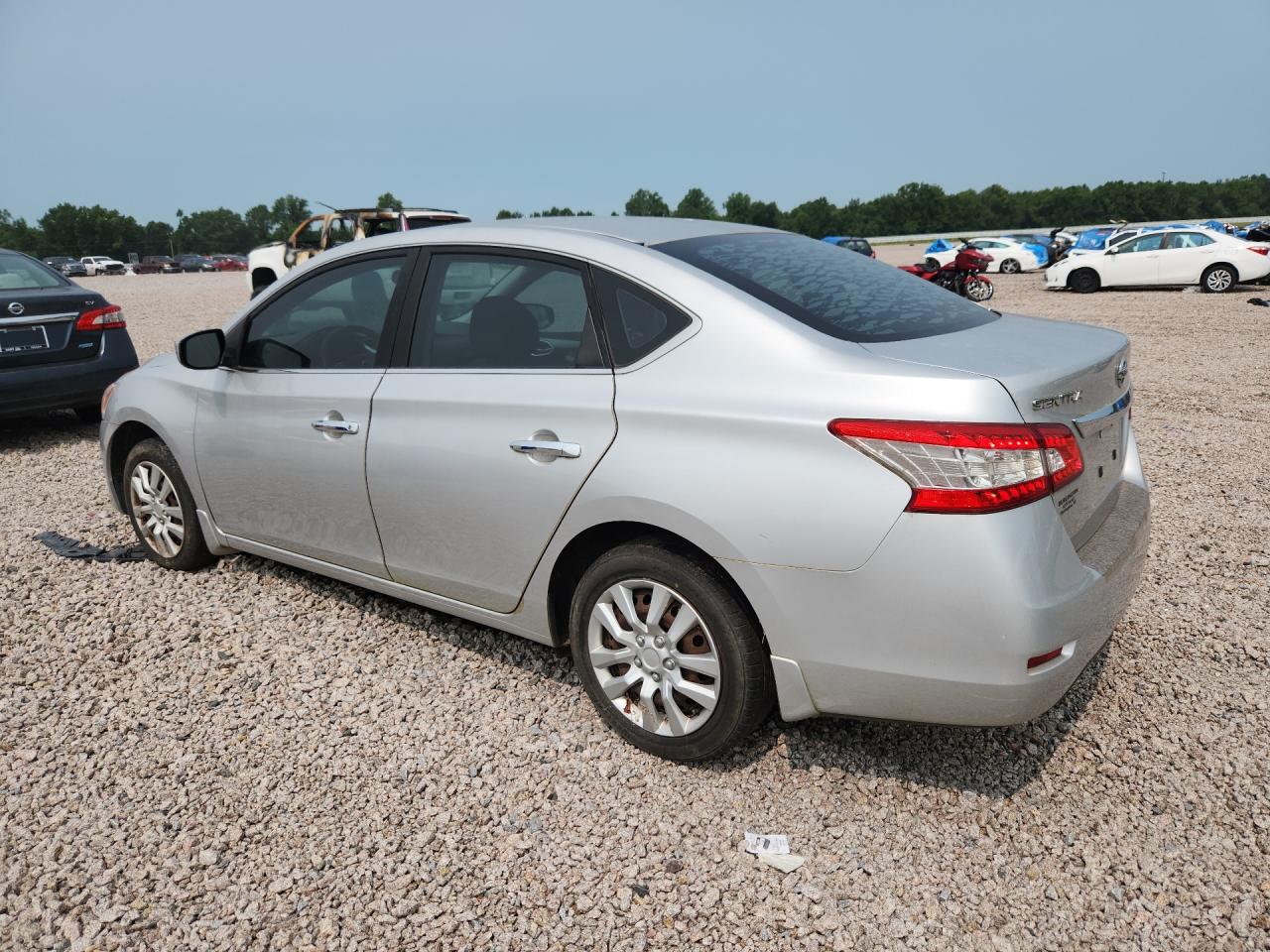 2015 Nissan Sentra S Silver vin: 3N1AB7AP4FY371781
