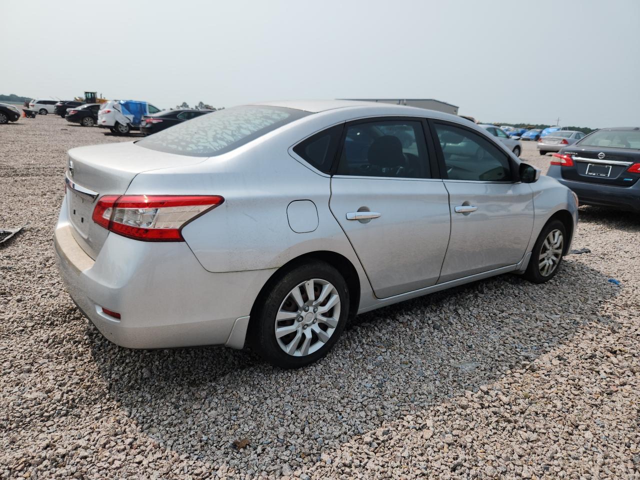 2015 Nissan Sentra S Silver vin: 3N1AB7AP4FY371781