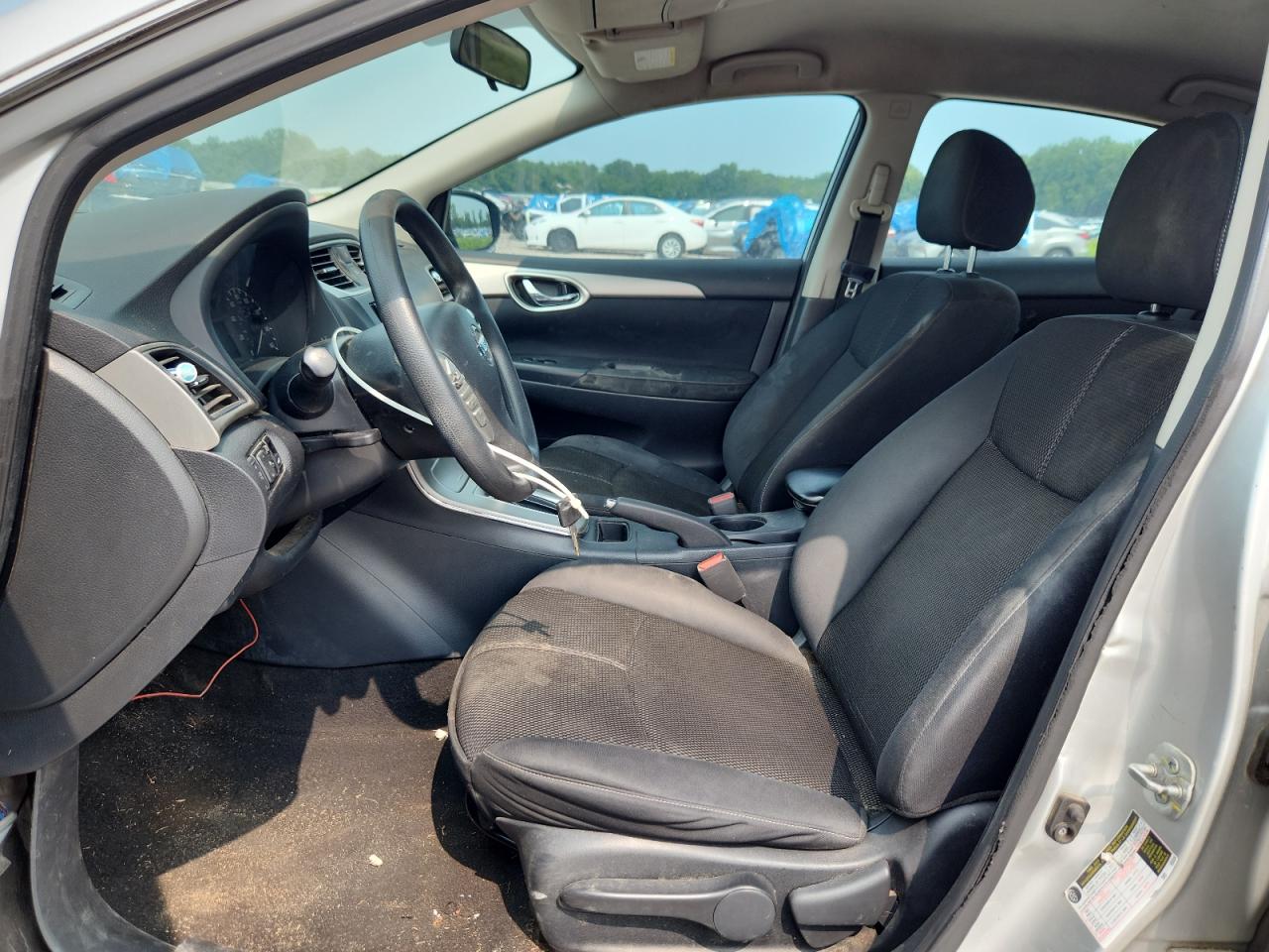 2015 Nissan Sentra S Silver vin: 3N1AB7AP4FY371781