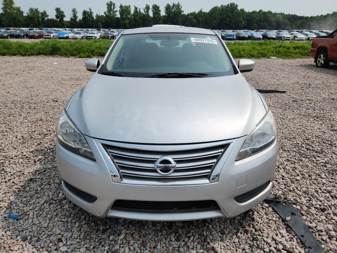 2015 Nissan Sentra S Silver vin: 3N1AB7AP4FY371781