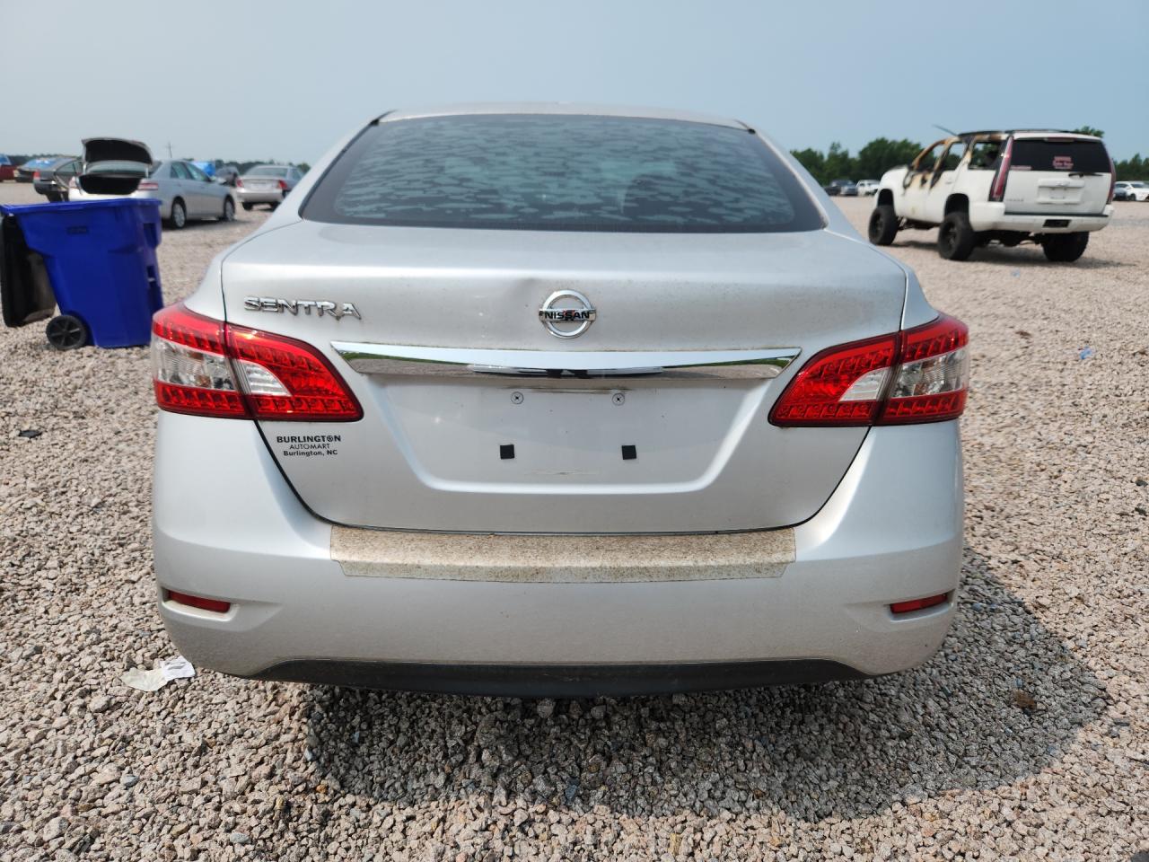 2015 Nissan Sentra S Silver vin: 3N1AB7AP4FY371781