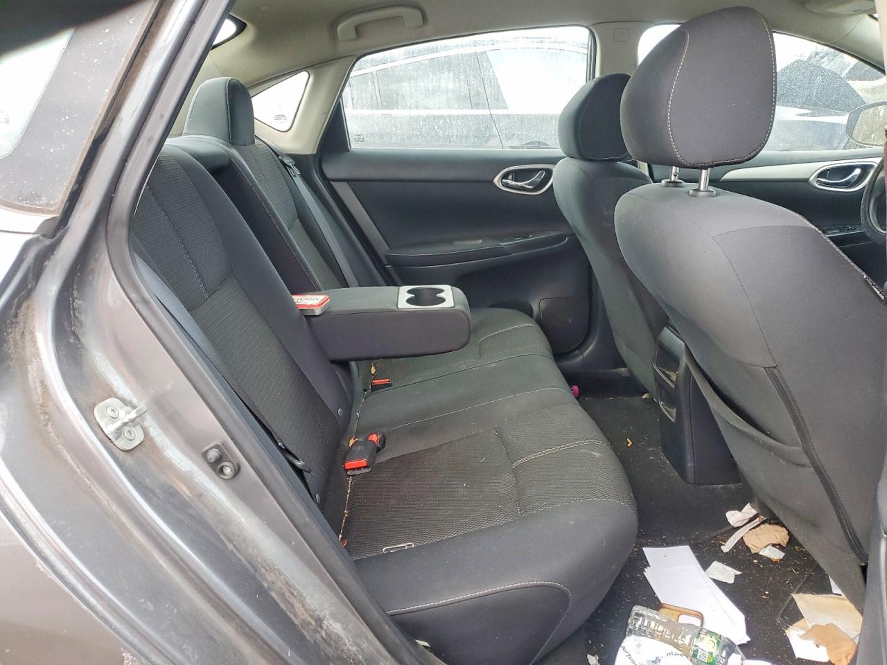 2015 Nissan Sentra S Серый vin: 3N1AB7AP4FY373157