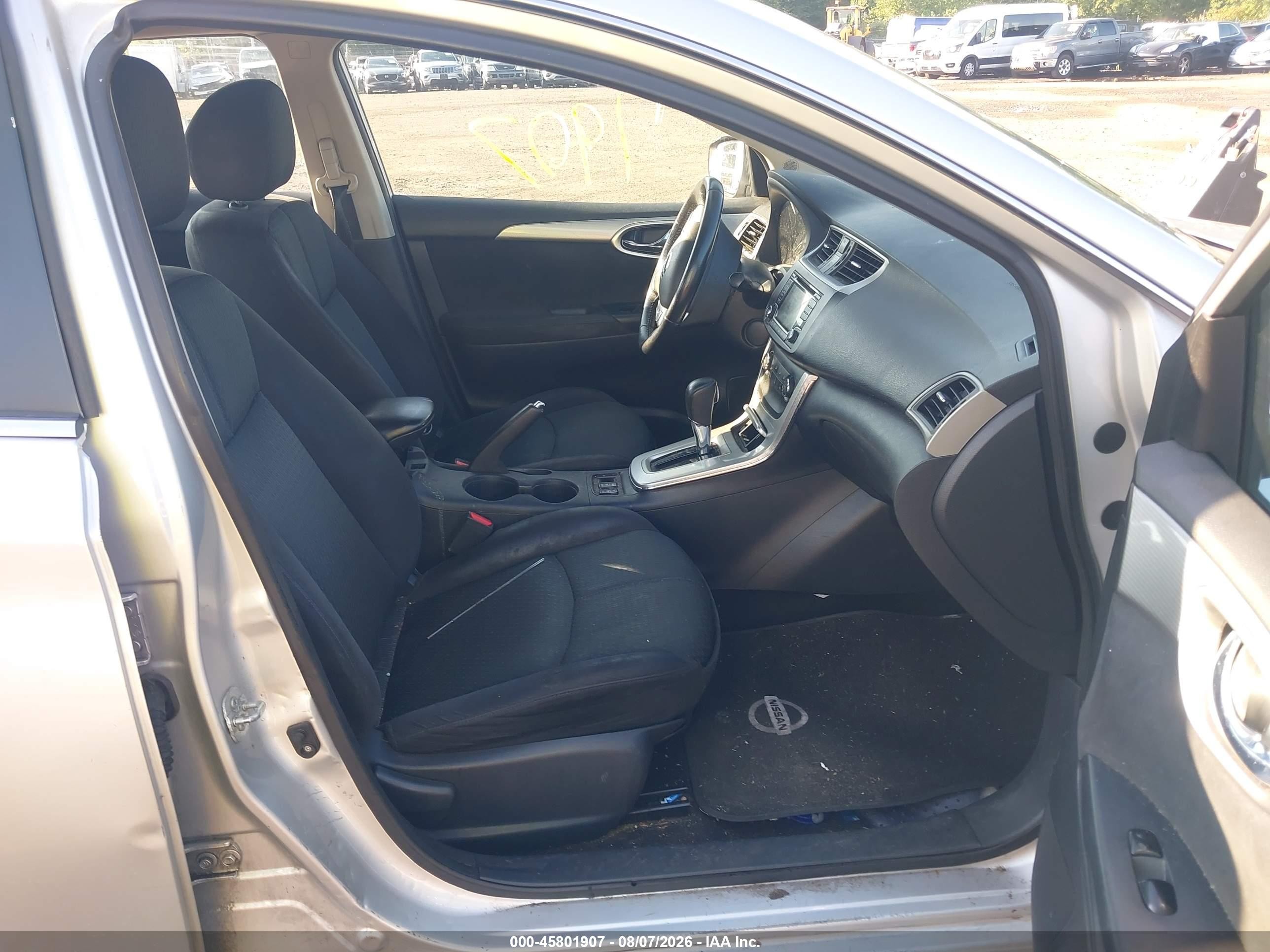 2015 Nissan Sentra Sr Silver vin: 3N1AB7AP4FY376477