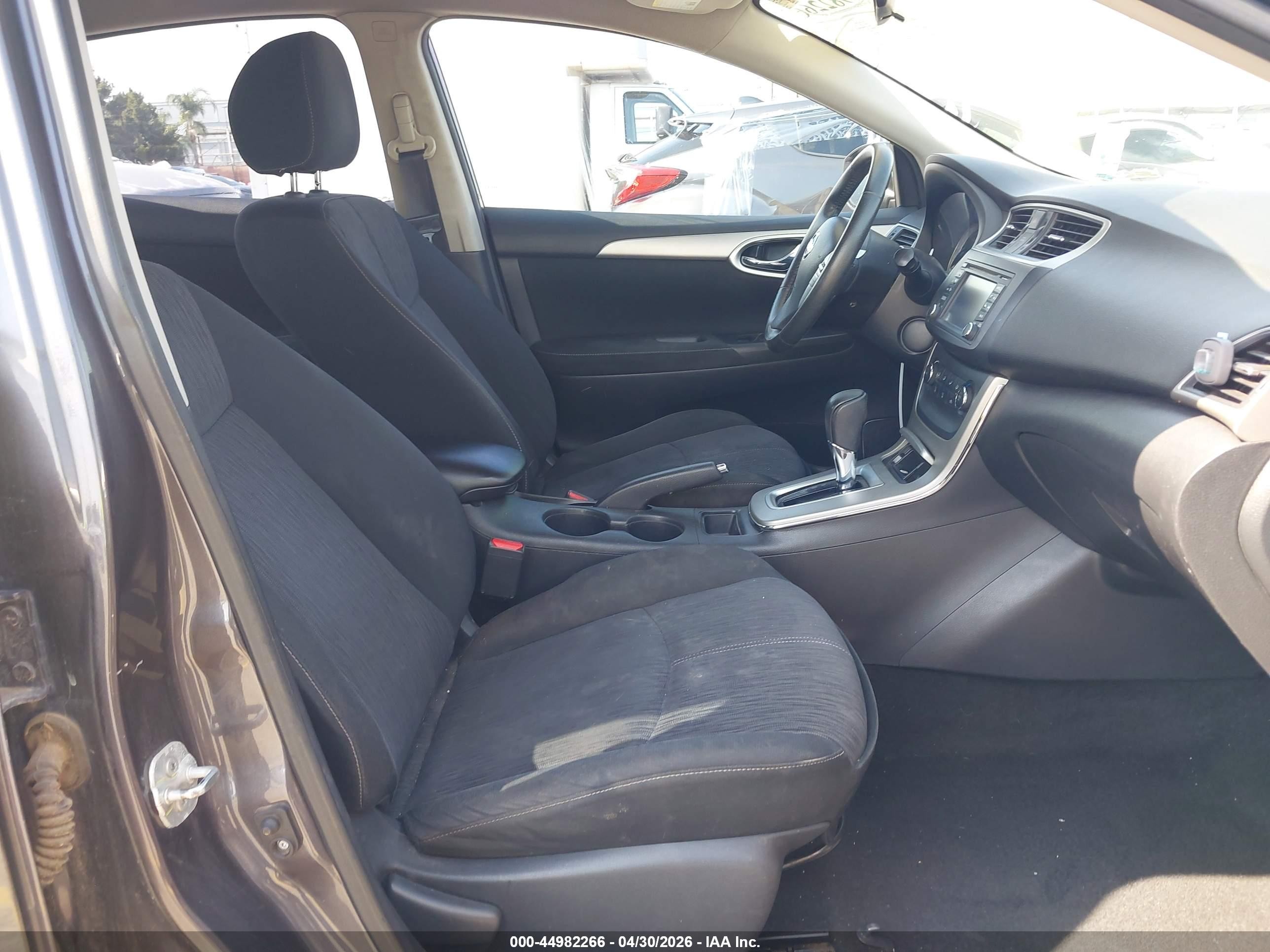 2015 Nissan Sentra Sv Gray vin: 3N1AB7AP4FY376897