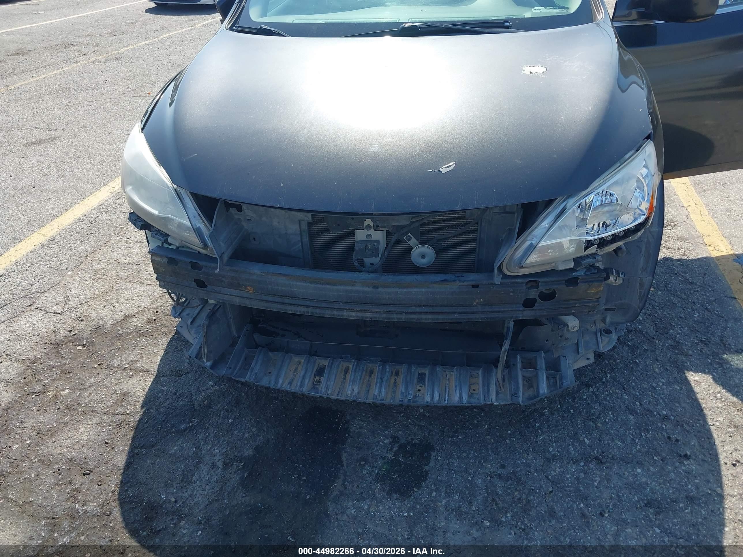 2015 Nissan Sentra Sv Gray vin: 3N1AB7AP4FY376897
