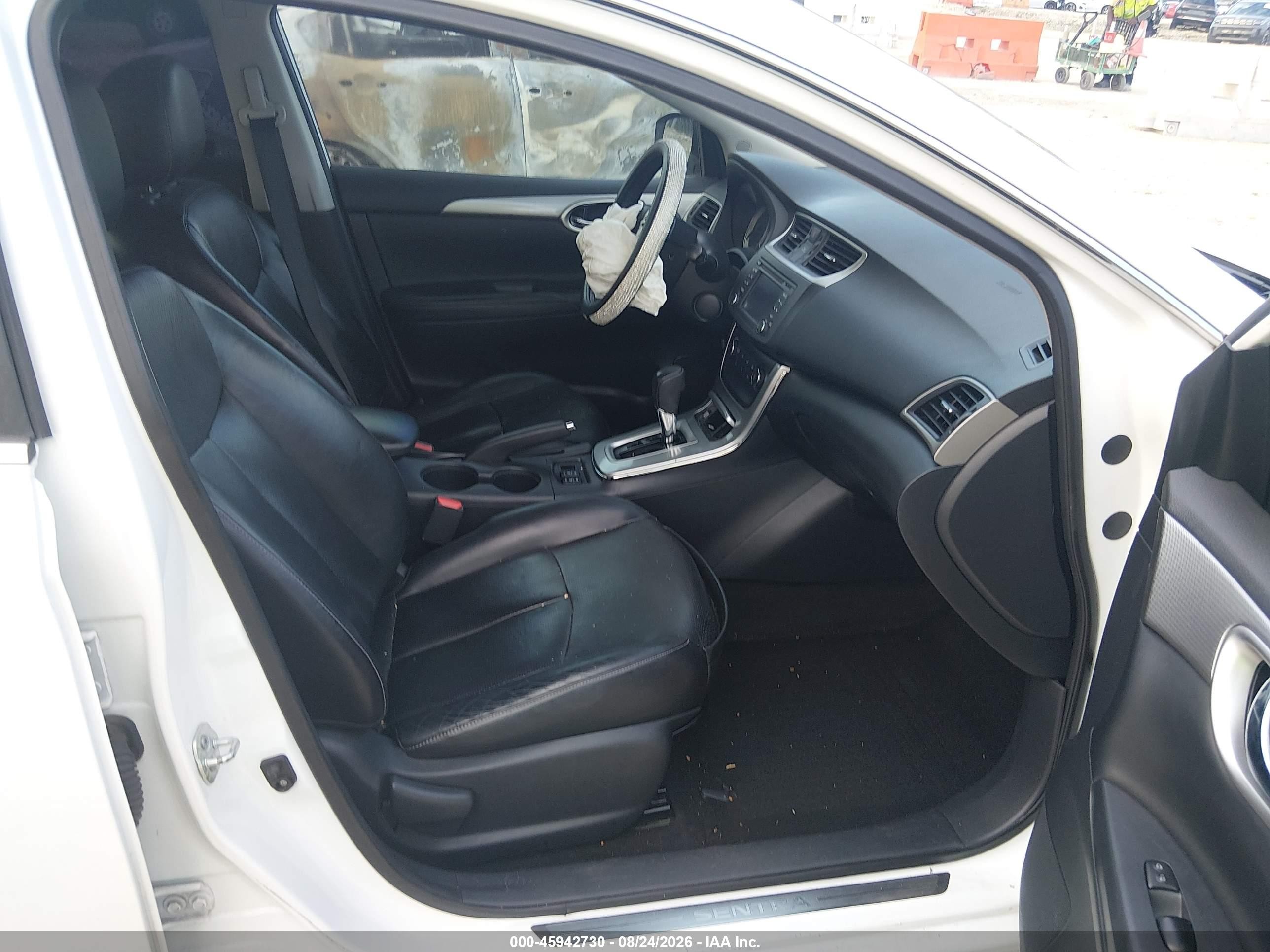 2015 Nissan Sentra Sr White vin: 3N1AB7AP4FY377242