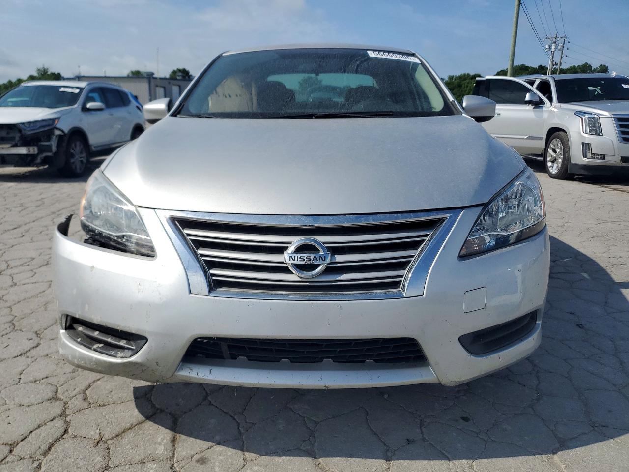 2015 Nissan Sentra S Silver vin: 3N1AB7AP4FY377645