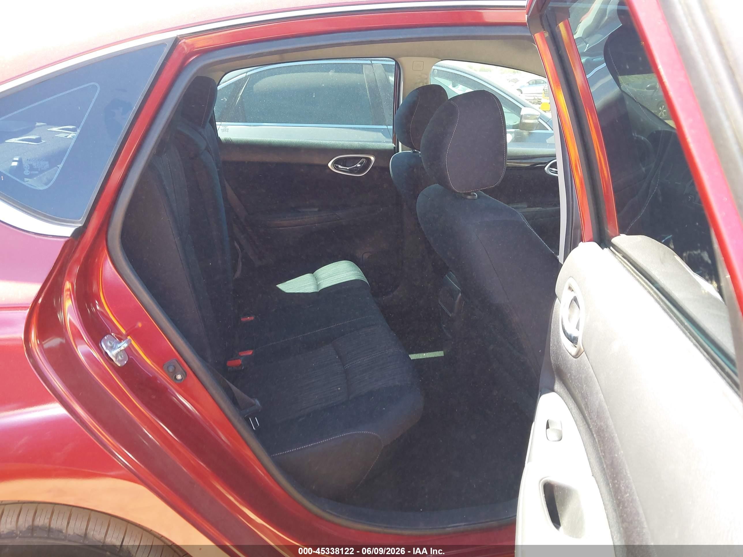2016 Nissan Sentra Sv Burgundy vin: 3N1AB7AP4GL675448