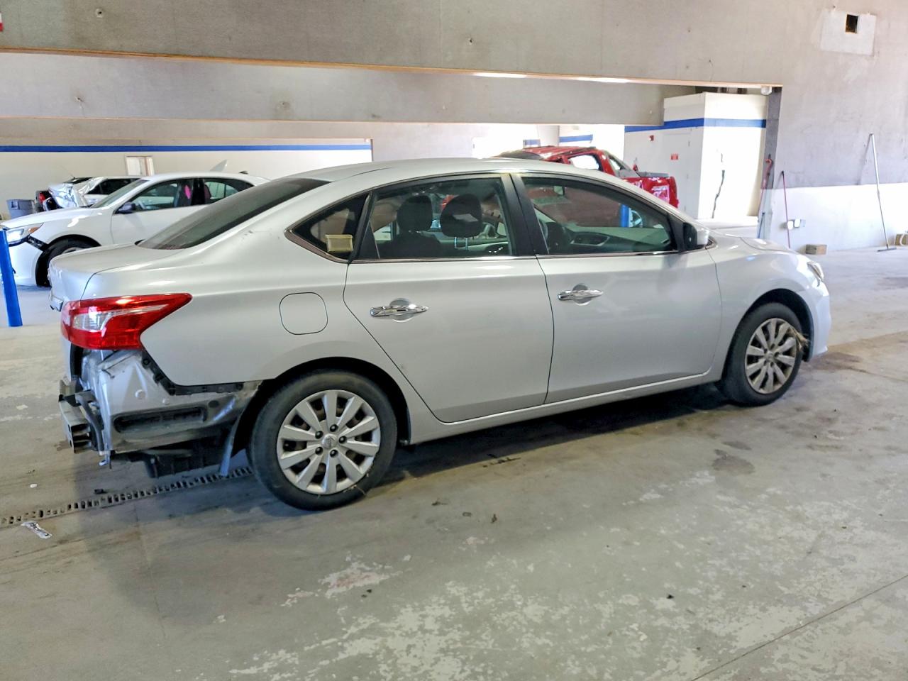 2016 Nissan Sentra S Silver vin: 3N1AB7AP4GY248175