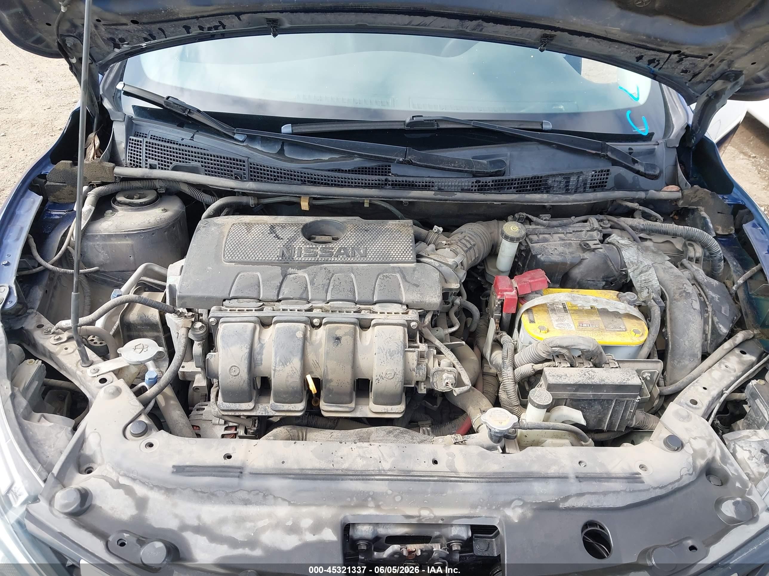 2016 Nissan Sentra Sv Blue vin: 3N1AB7AP4GY292953