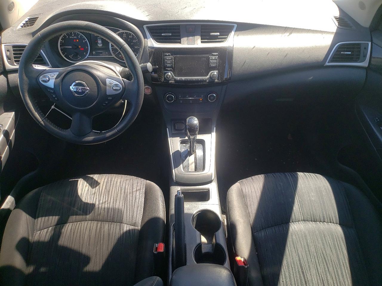 2017 Nissan Sentra Sv Black vin: 3N1AB7AP4HL711866