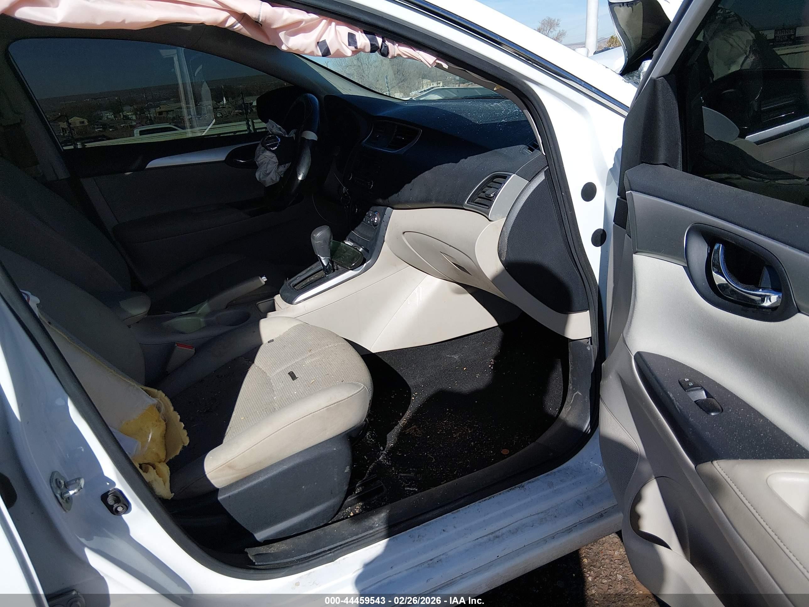 2017 Nissan Sentra S White vin: 3N1AB7AP4HY332160