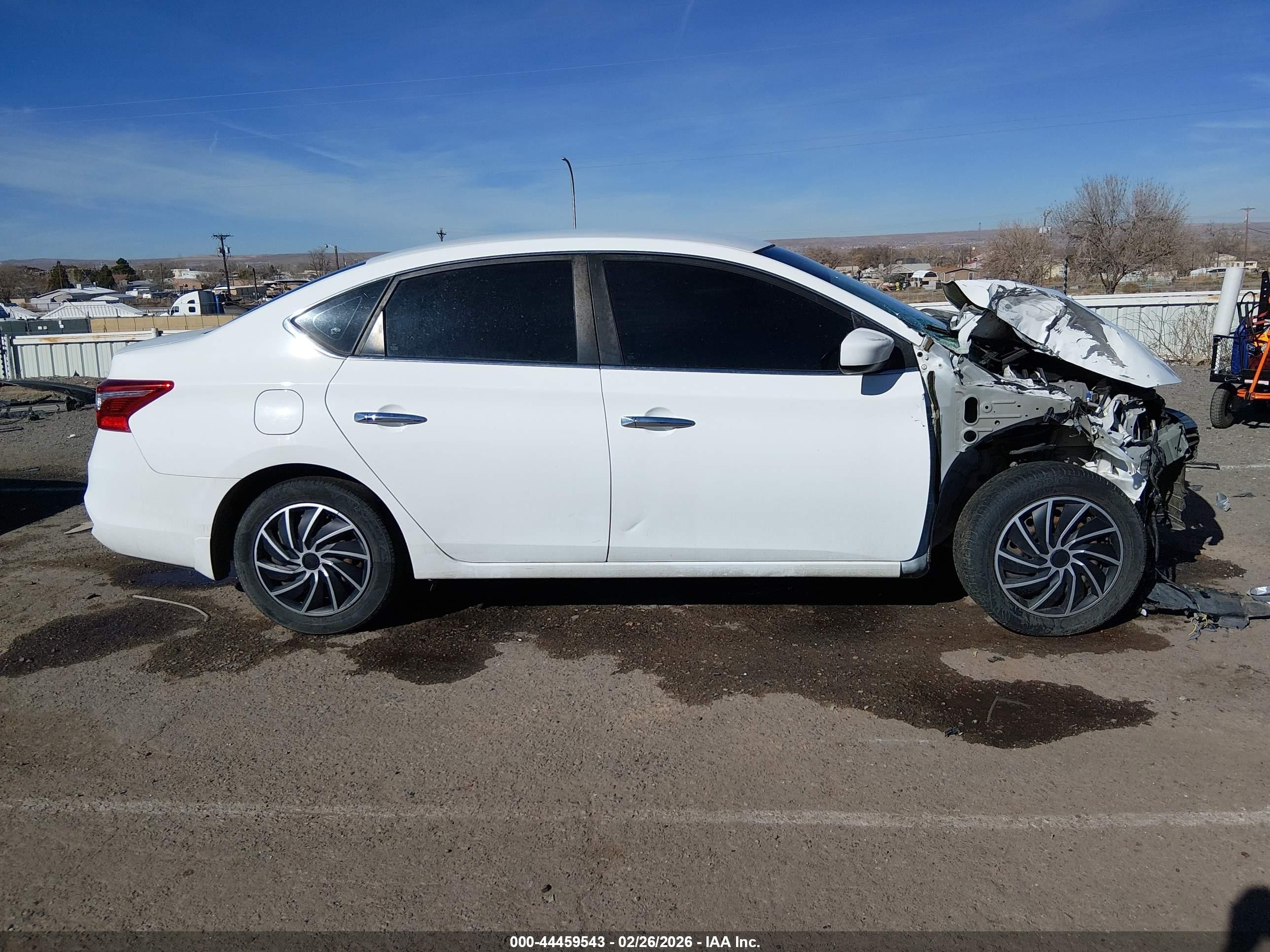 2017 Nissan Sentra S White vin: 3N1AB7AP4HY332160