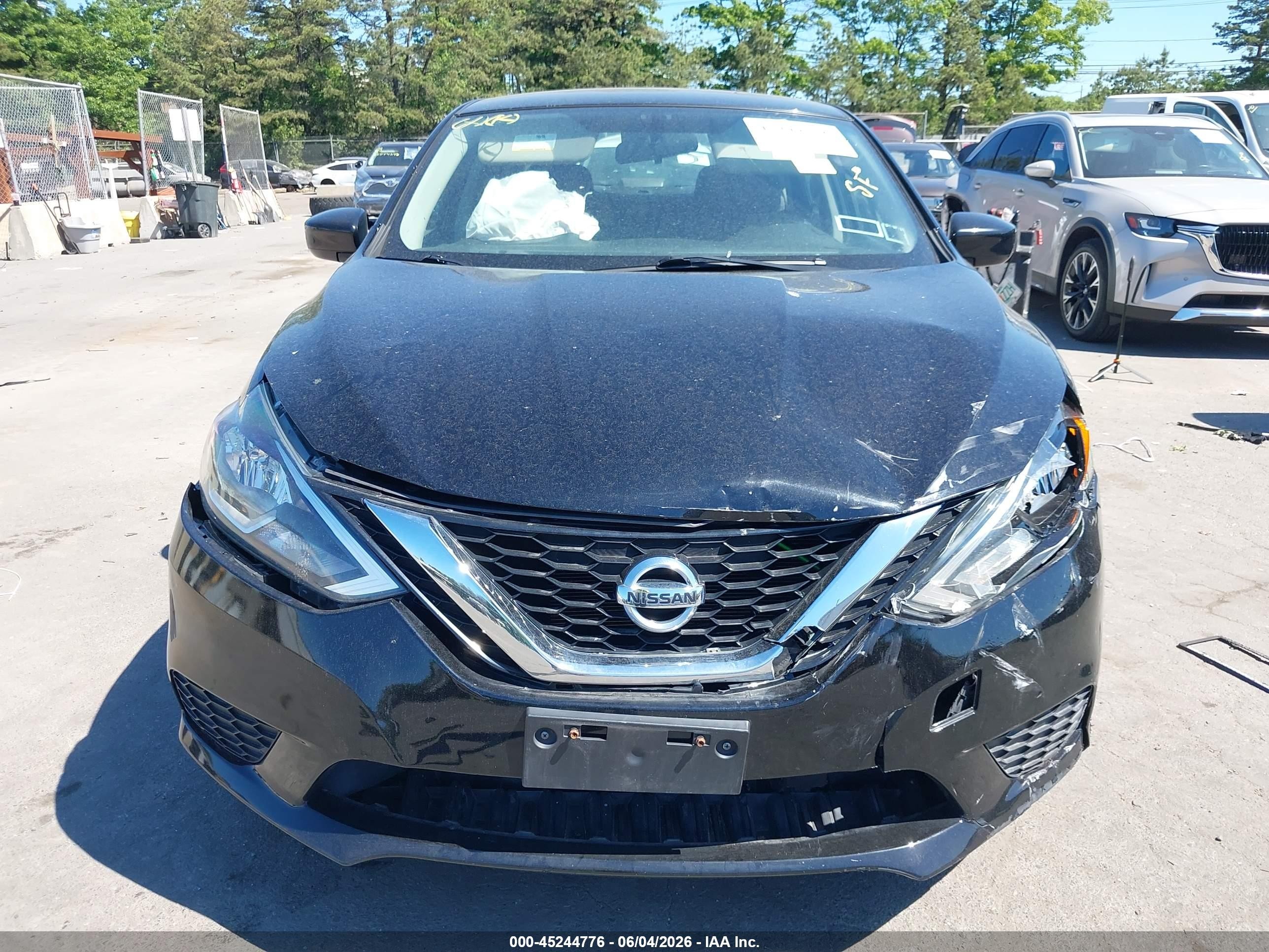 2018 Nissan Sentra Sv Black vin: 3N1AB7AP4JL626113