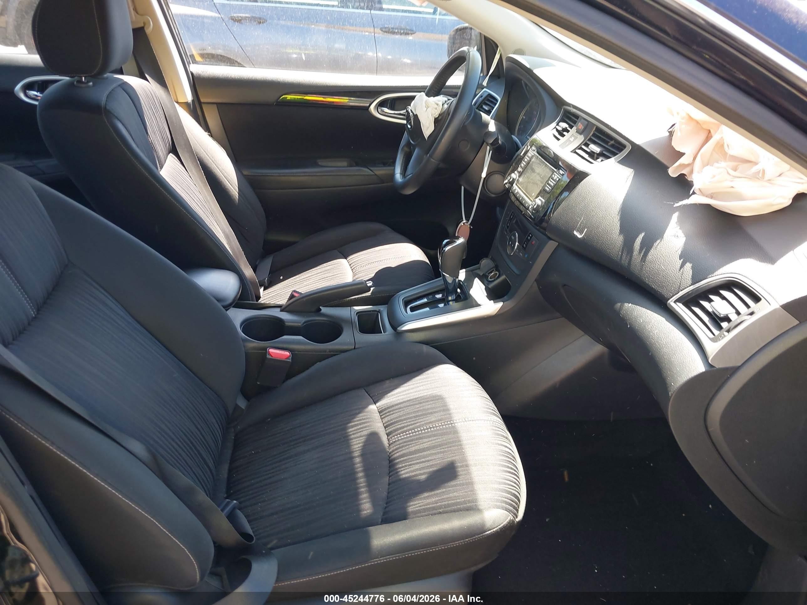 2018 Nissan Sentra Sv Black vin: 3N1AB7AP4JL626113