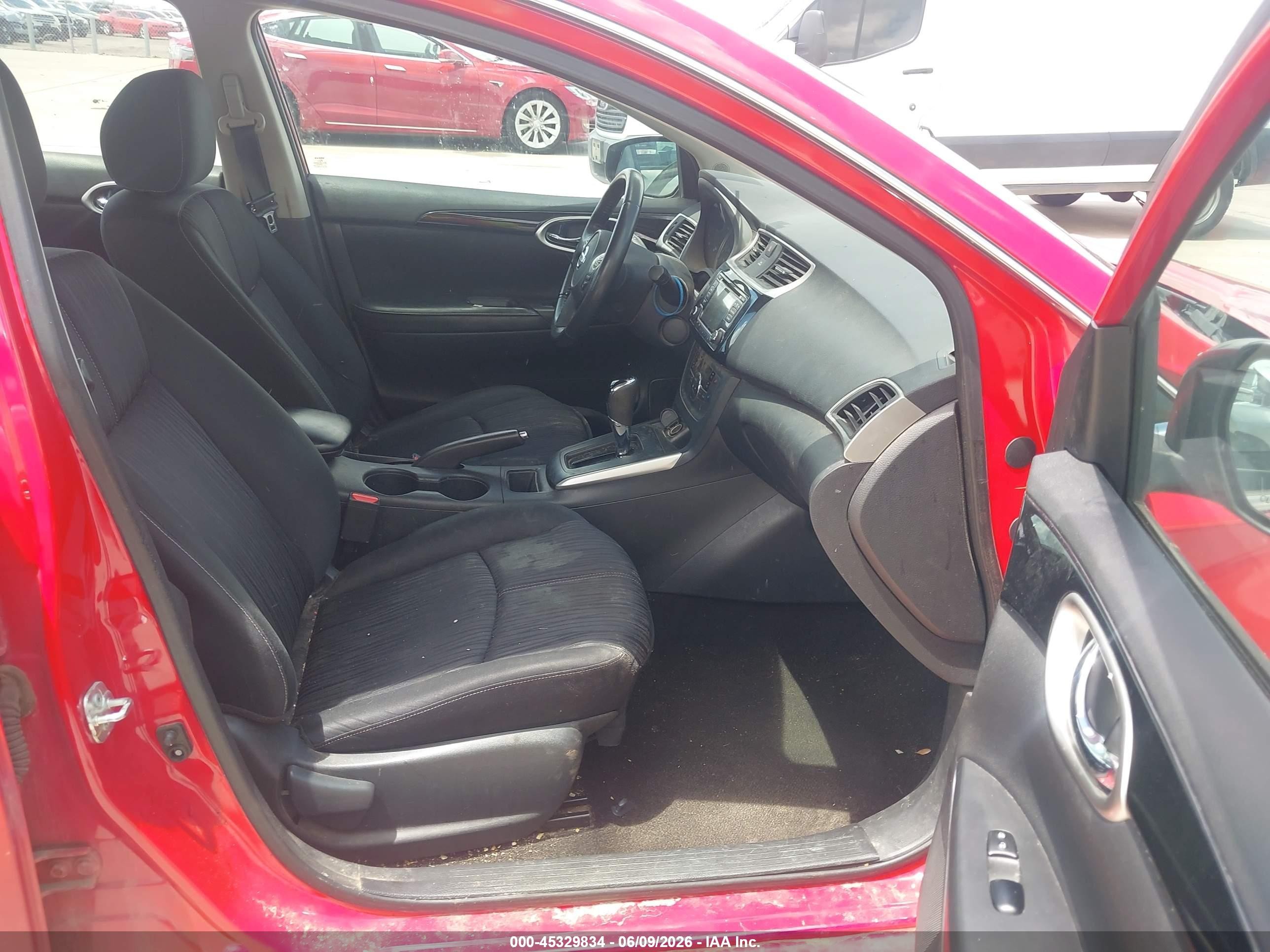 2018 Nissan Sentra Sv Red vin: 3N1AB7AP4JL634227