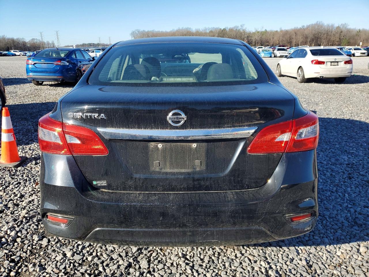 2018 Nissan Sentra S Black vin: 3N1AB7AP4JY340586