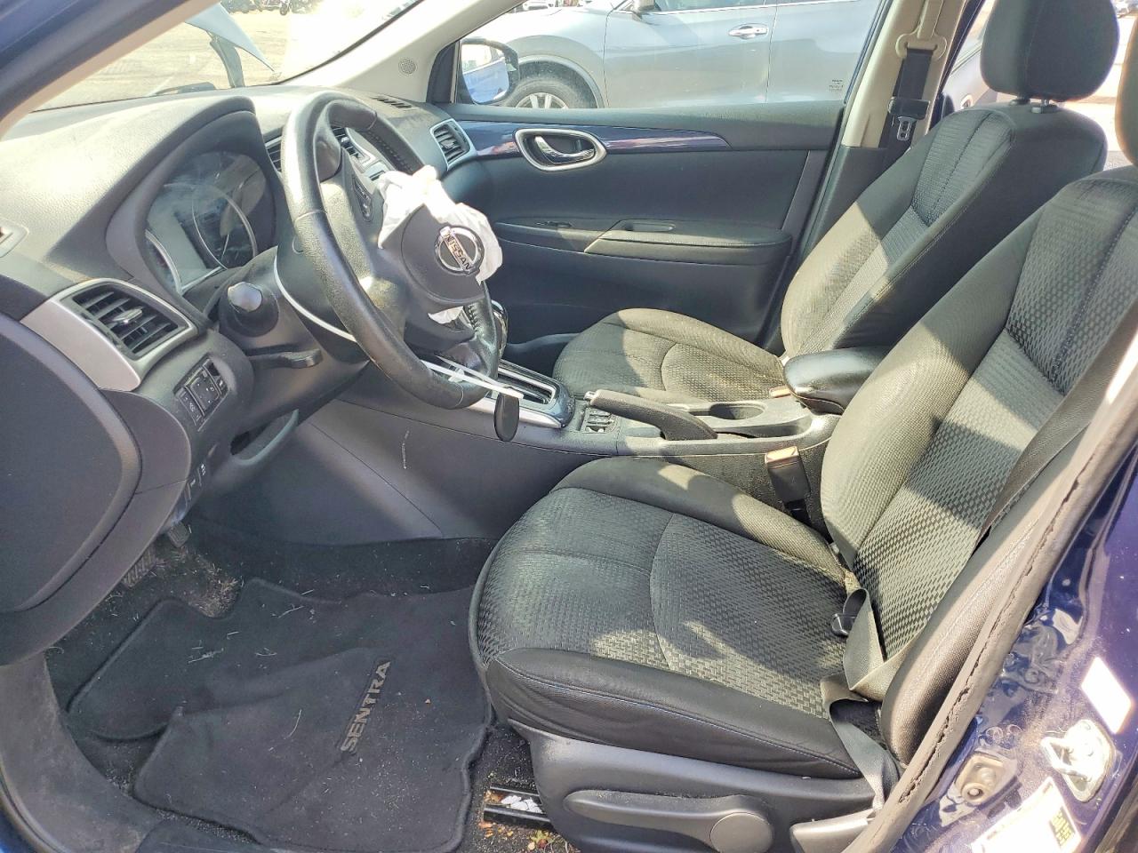 2019 Nissan Sentra Sr Синий vin: 3N1AB7AP4KY203424