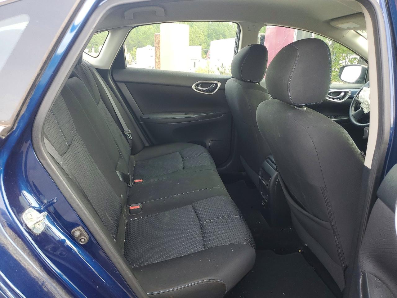 2019 Nissan Sentra Sr Синий vin: 3N1AB7AP4KY203424