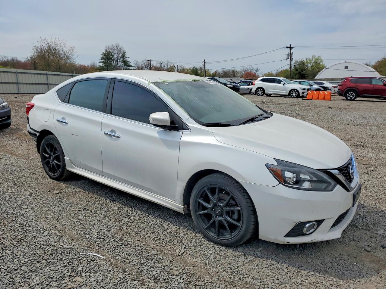 2019 Nissan Sentra Sr White vin: 3N1AB7AP4KY219204
