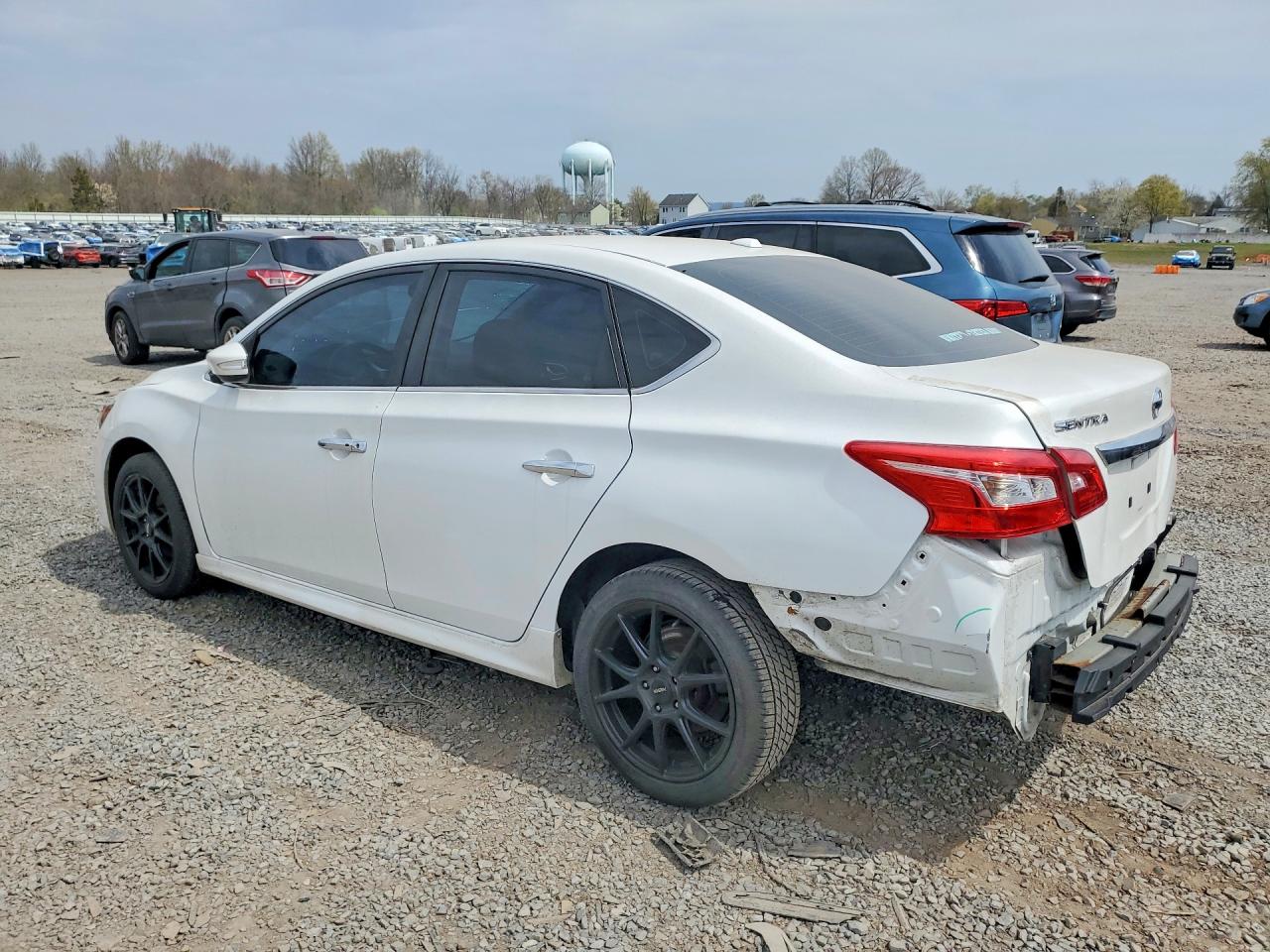 2019 Nissan Sentra Sr White vin: 3N1AB7AP4KY219204