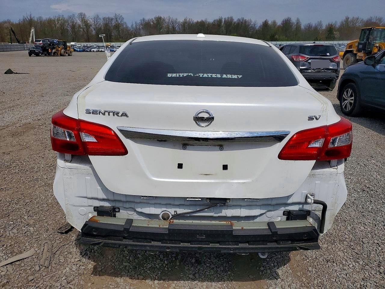 2019 Nissan Sentra Sr White vin: 3N1AB7AP4KY219204