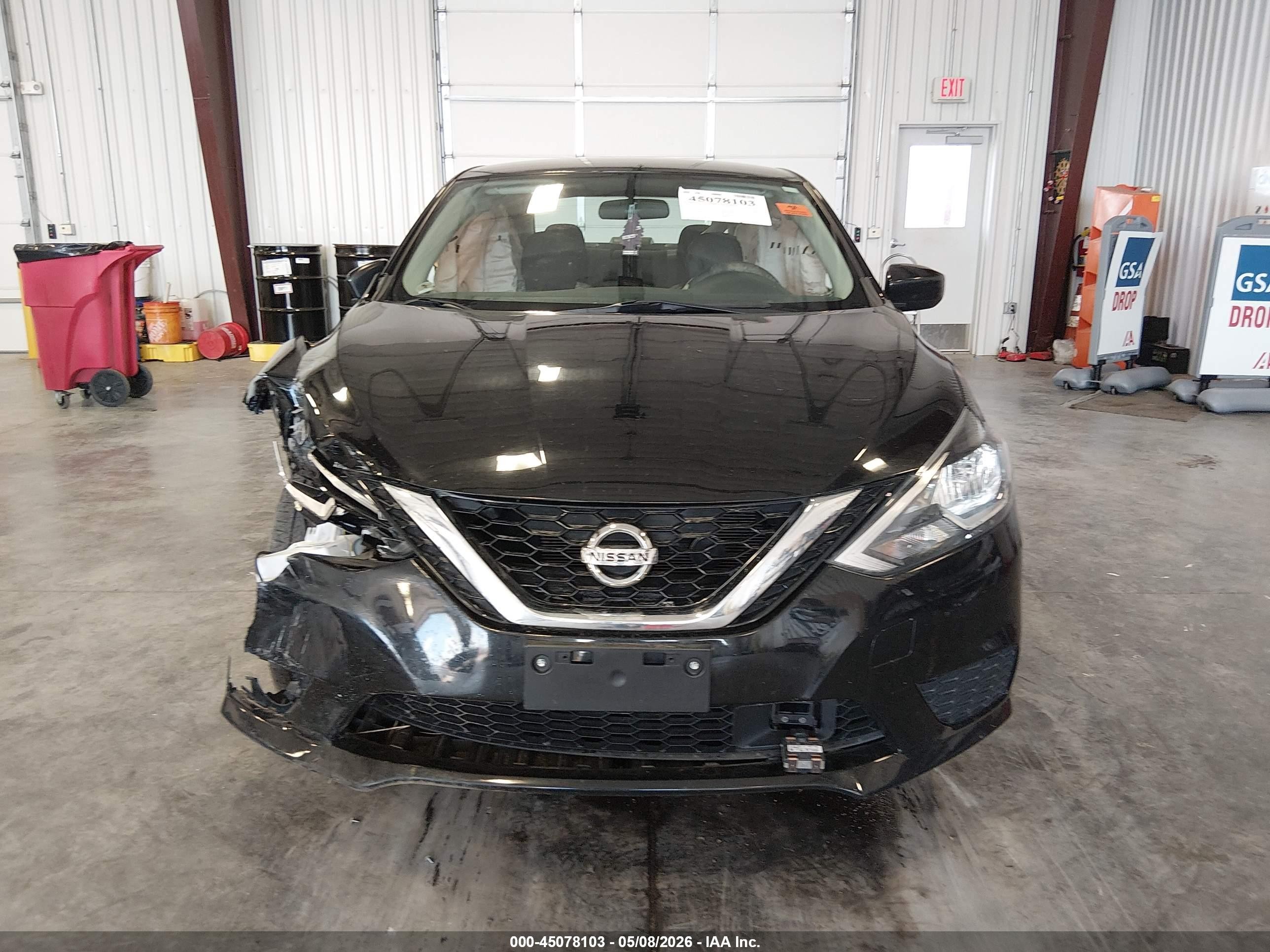 2019 Nissan Sentra Sv Black vin: 3N1AB7AP4KY286675