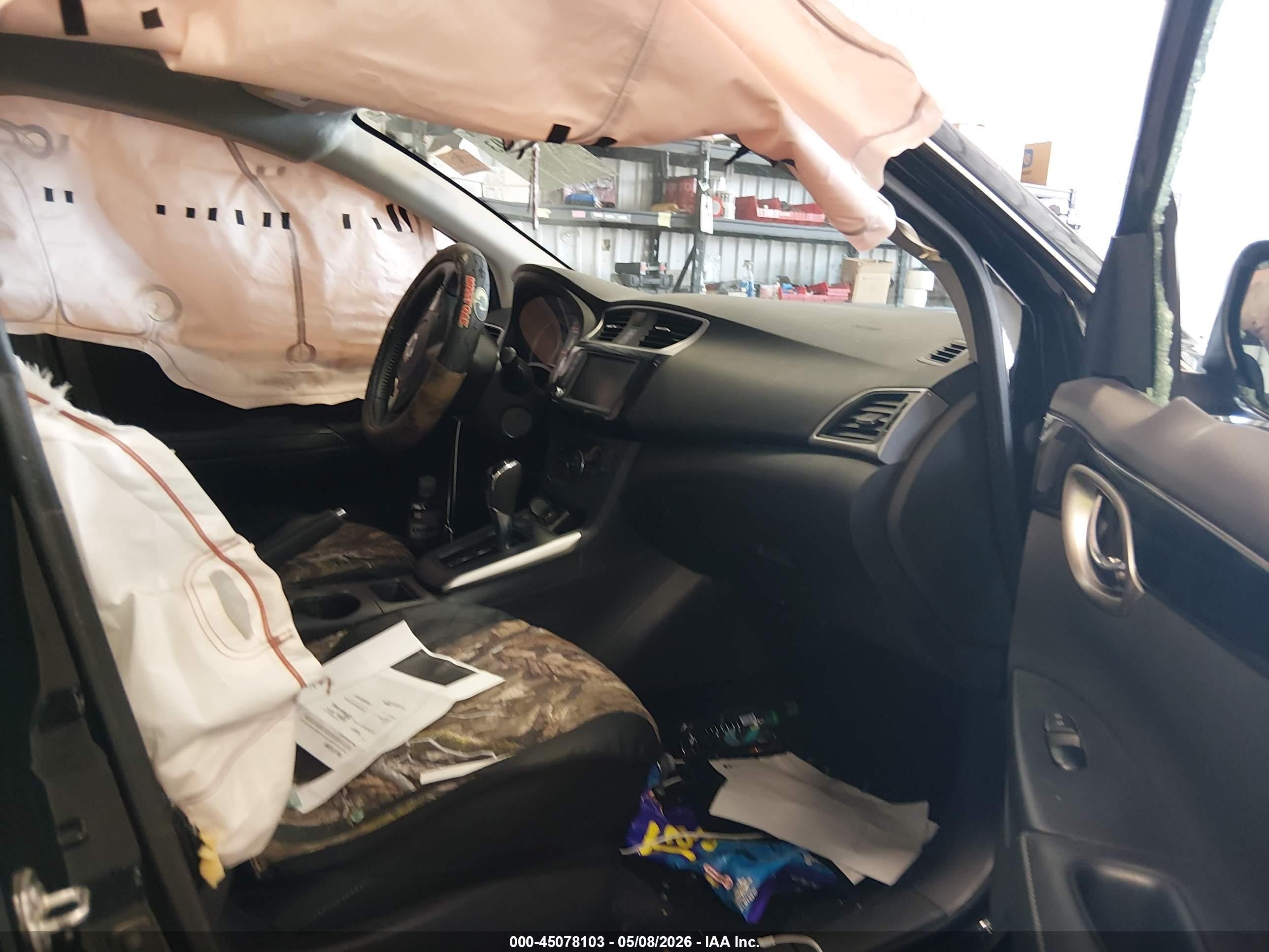 2019 Nissan Sentra Sv Black vin: 3N1AB7AP4KY286675
