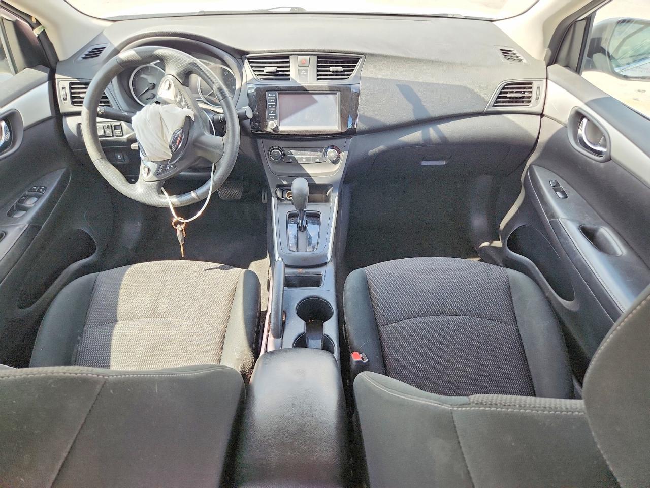 2019 Nissan Sentra S White vin: 3N1AB7AP4KY363674
