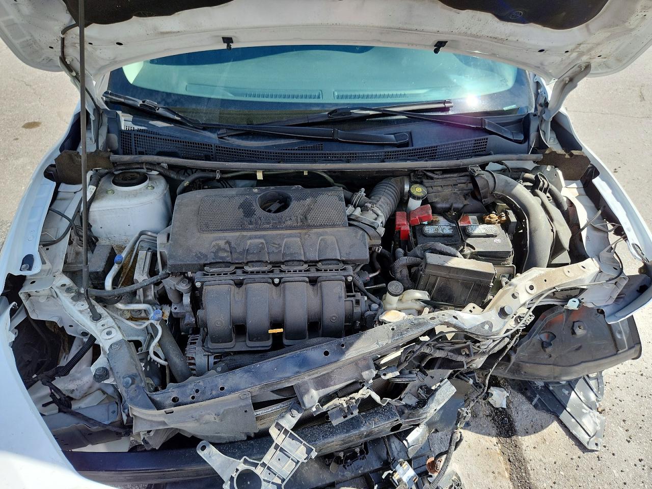 2019 Nissan Sentra S White vin: 3N1AB7AP4KY363674