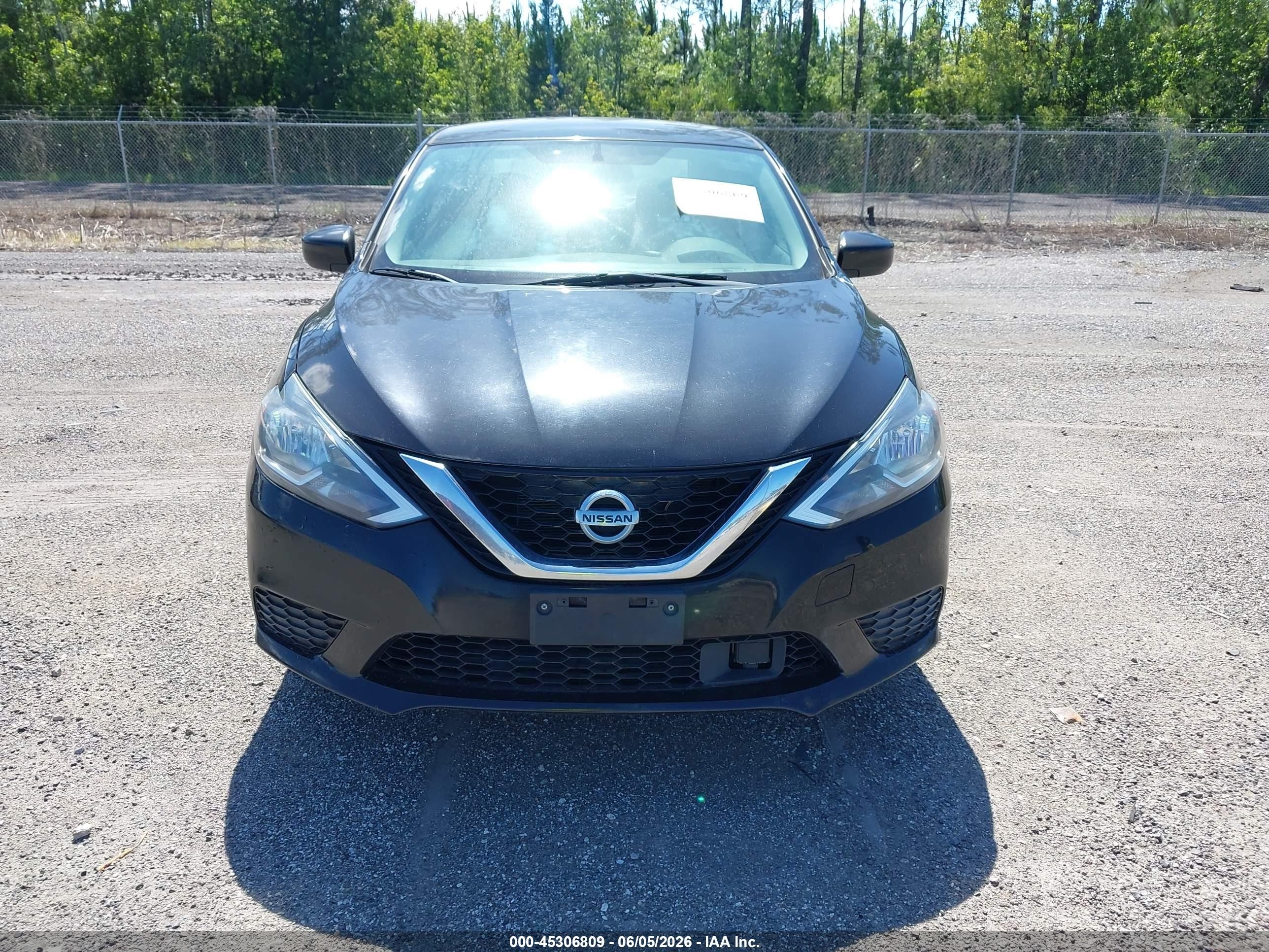 2019 Nissan Sentra Sv Black vin: 3N1AB7AP4KY365411