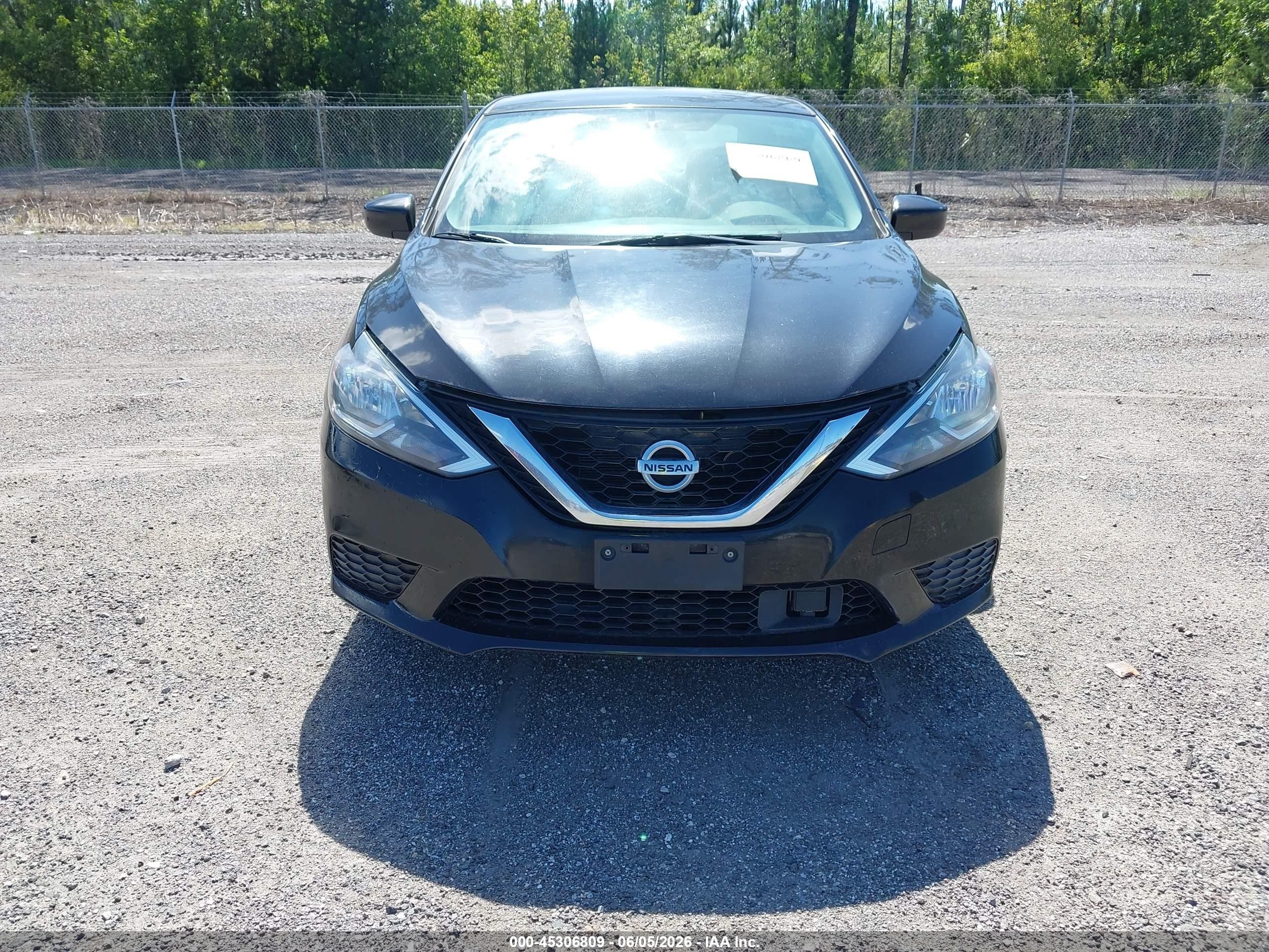 2019 Nissan Sentra Sv Black vin: 3N1AB7AP4KY365411