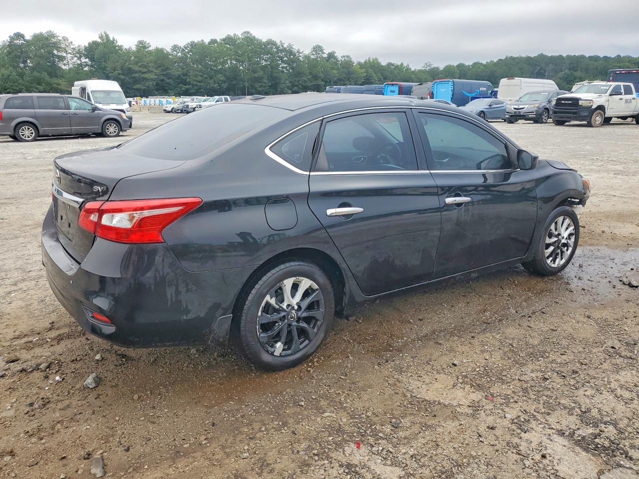 2019 Nissan Sentra Sv Black vin: 3N1AB7AP4KY379339