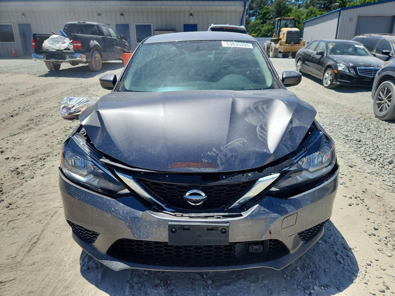 2019 Nissan Sentra Sv Gray vin: 3N1AB7AP4KY393693