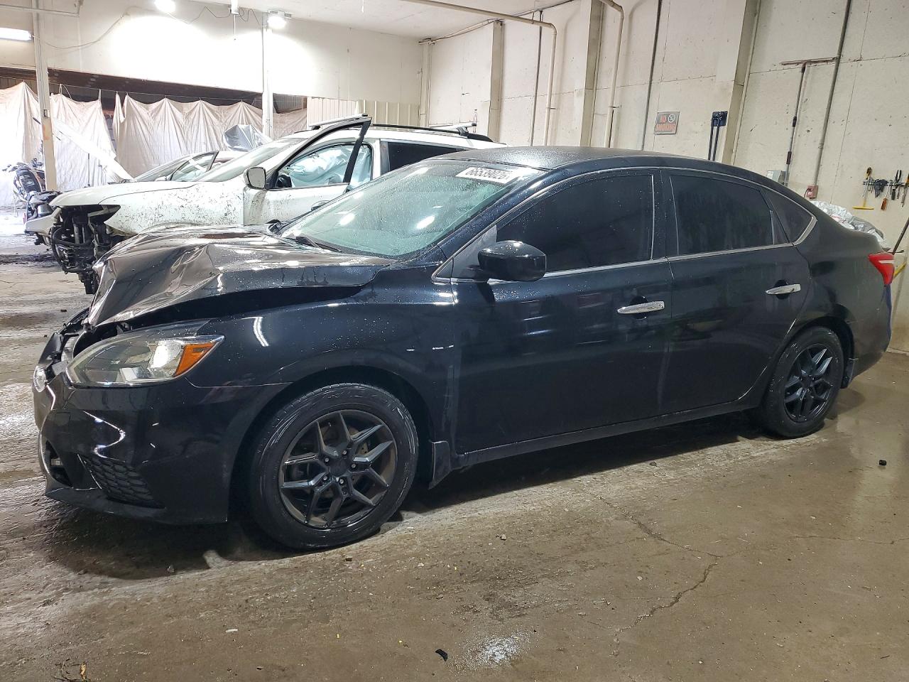 2019 Nissan Sentra S Black vin: 3N1AB7AP4KY404983