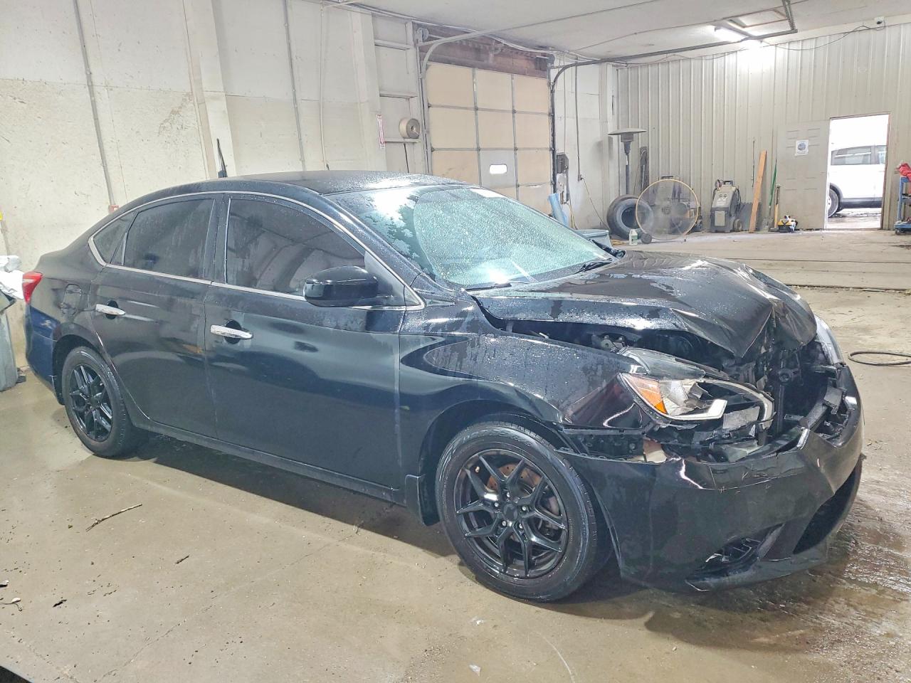 2019 Nissan Sentra S Black vin: 3N1AB7AP4KY404983
