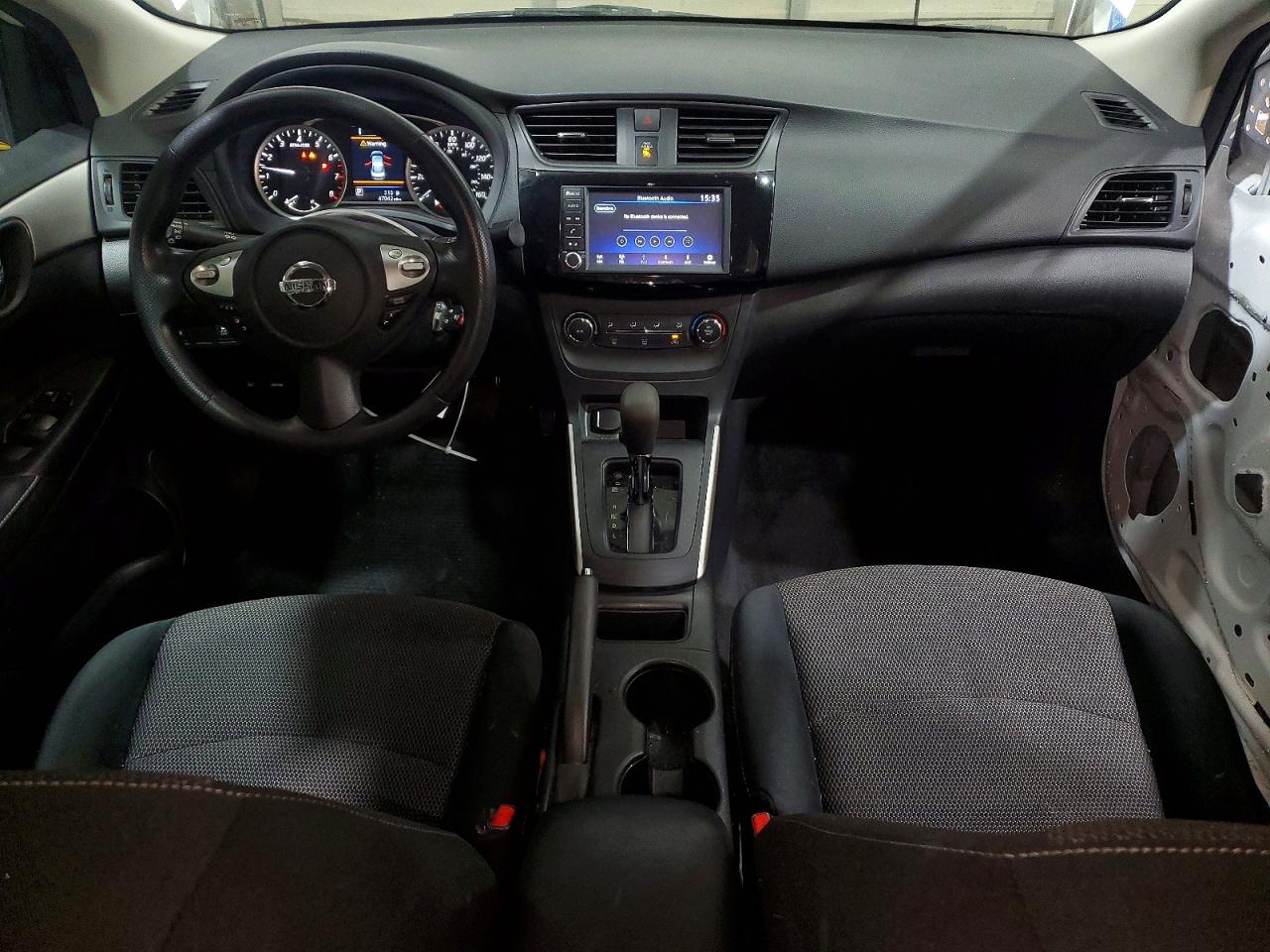 2019 Nissan Sentra S White vin: 3N1AB7AP4KY409245