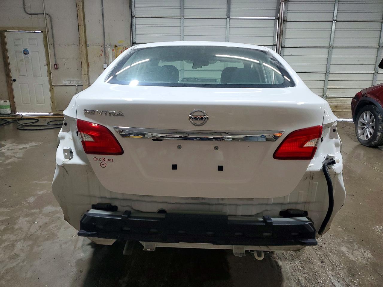 2019 Nissan Sentra S White vin: 3N1AB7AP4KY409245