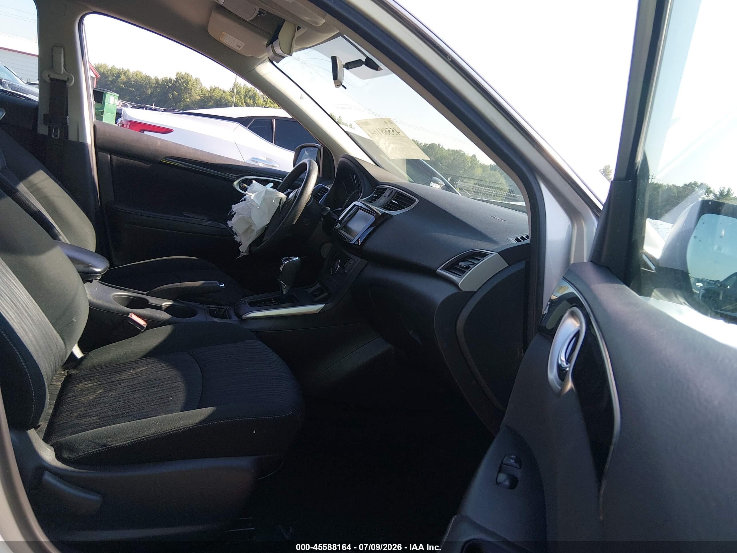 2019 Nissan Sentra Sv Silver vin: 3N1AB7AP4KY433738